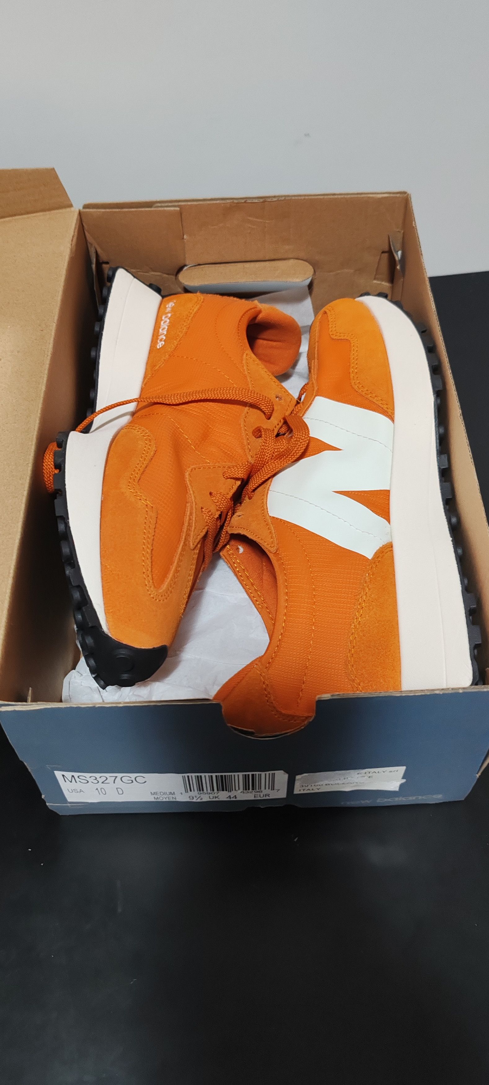 New Balance Baskets New Balance-MS327GC Orange Unisexe Tg:44 Size US 10.5 / EU 43-44 - 12 Thumbnail