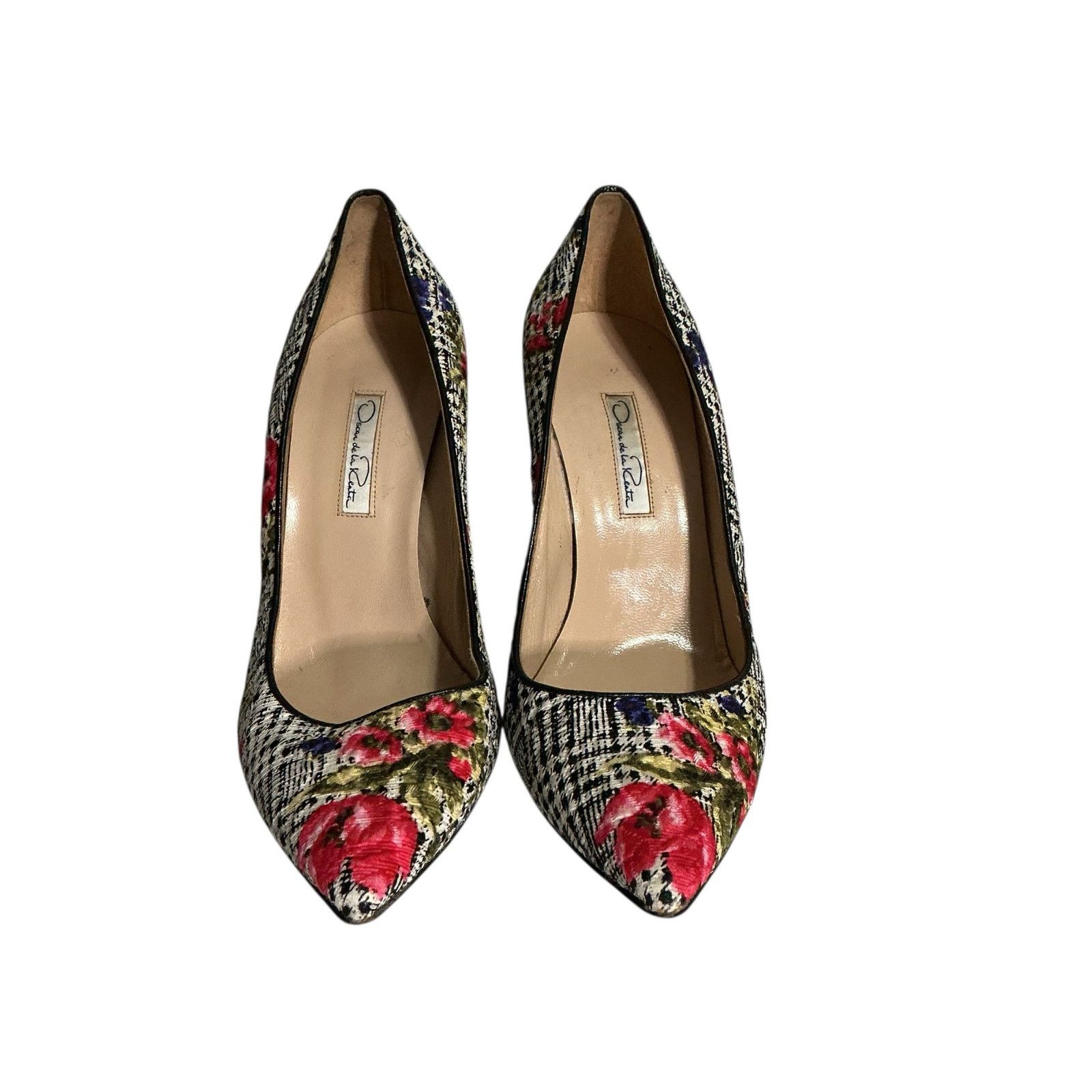 Oscar De La Renta Oscar de la Renta Floral Pointed Toe Pumps IT 40 Size US 10 / IT 40 - 5 Thumbnail