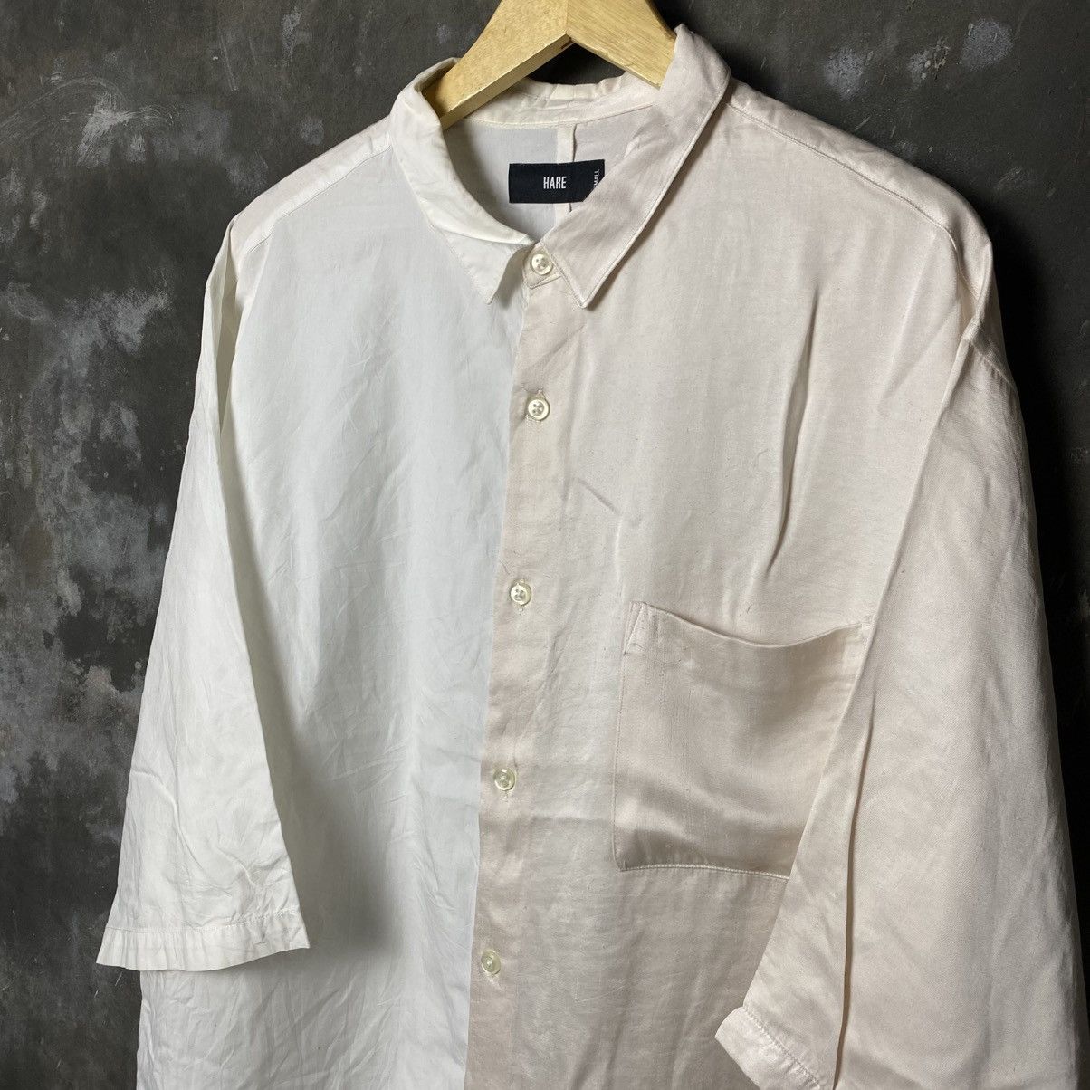 Designer × HARE × Japanese Brand hare japan designer unbalanced cut unique shirt Size US XL / EU 56 / 4 - 3 Thumbnail