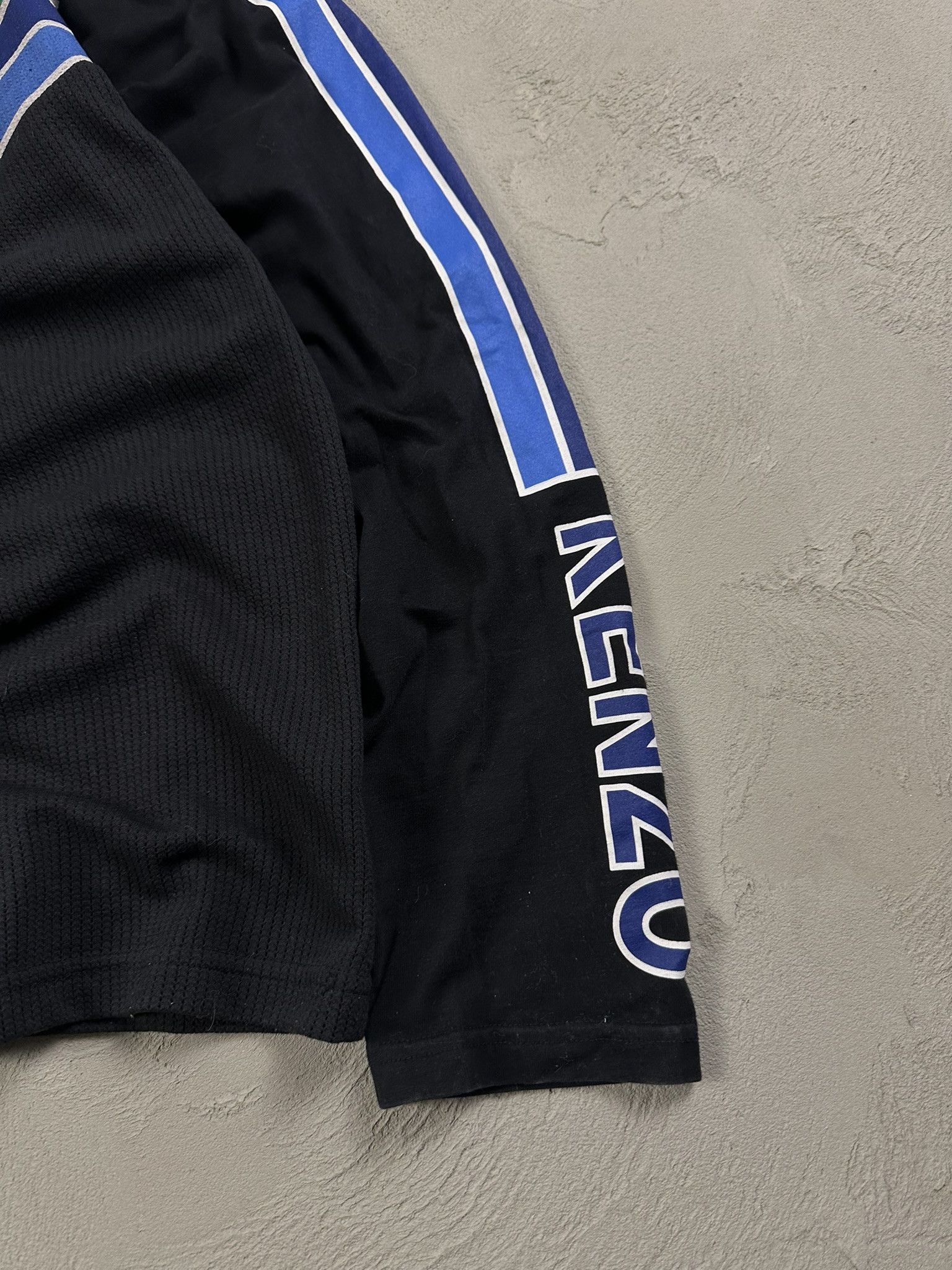 Kenzo Kenzo Paris Logo Longsleeve Stripped T-shirt Size US M / EU 48-50 / 2 - 9 Thumbnail