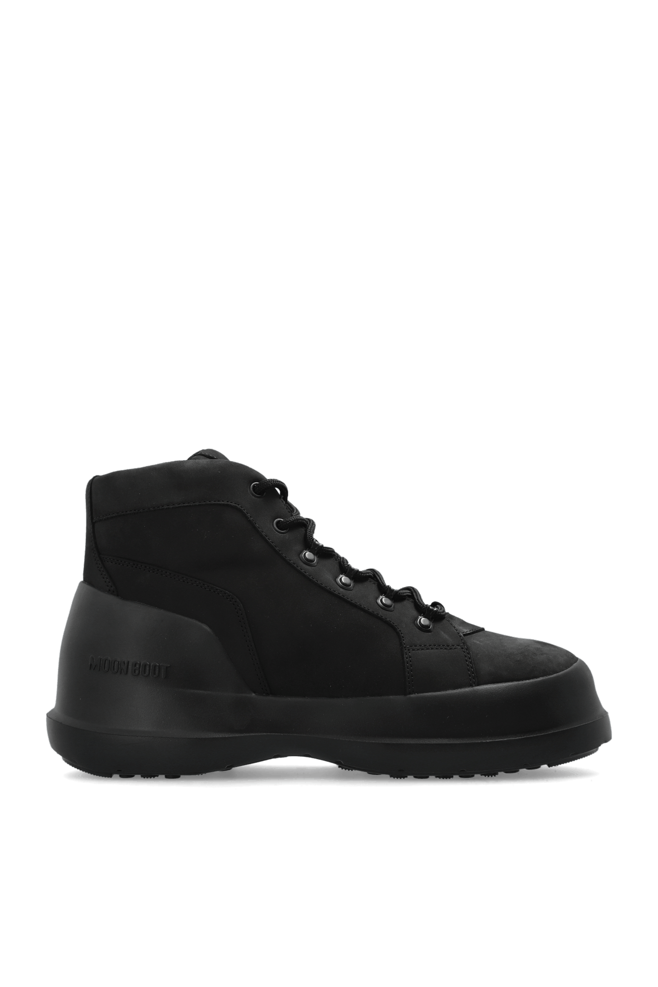 o1s22i1n1124 Luna Trek Mid Nubuck Boots in Black