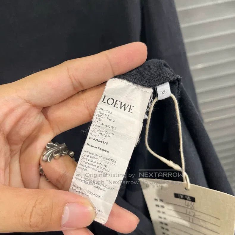 Loewe Loewe Classic embroidered logo short-sleeve T-shirt Size US XL / EU 56 / 4 - 5 Thumbnail