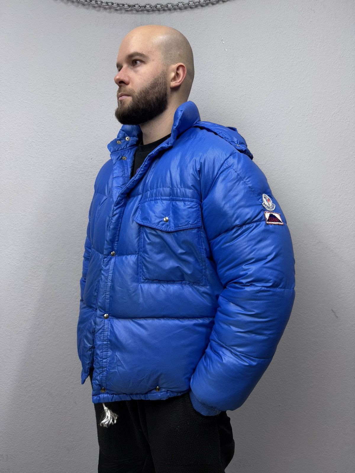 Moncler Vintage Moncler 80’s France Down Puffer Jacket Hooded Size US M / EU 48-50 / 2 - 7 Thumbnail