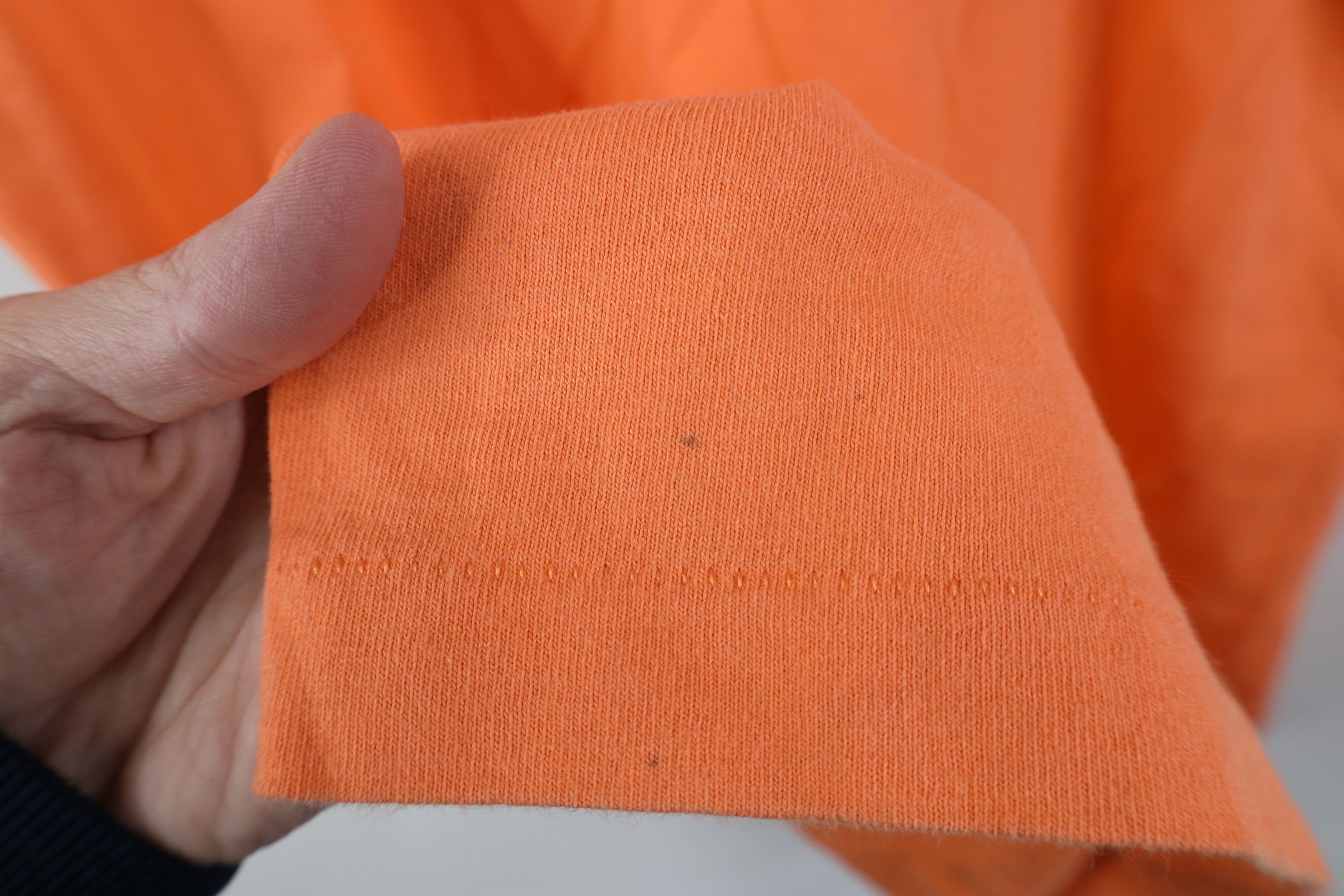 Vintage Vintage 90s Streetwear Layered T-Shirt Orange Cotton USA Size US L / EU 52-54 / 3 - 9 Thumbnail