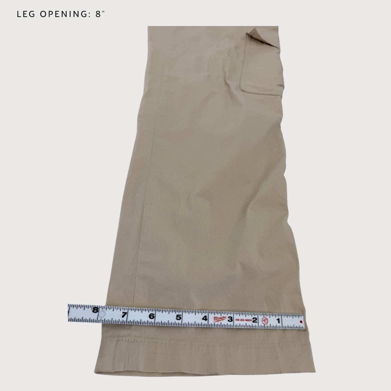 Massimo Dutti Massimo Dutti Cargo Chino Pants Relaxed Fit Khaki XS Size 27" / US 4 / IT 40 - 9 Thumbnail