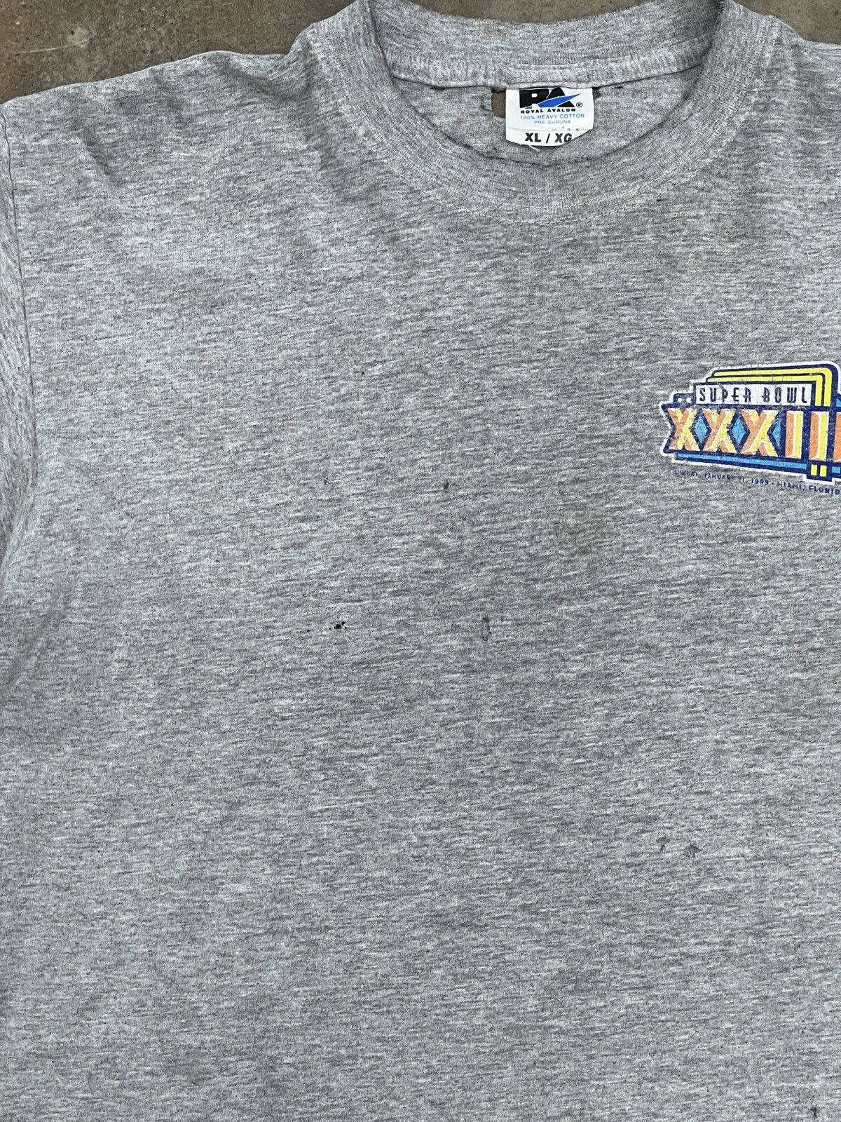 NFL Vintage 1999 Super Bowl XXXIII Broncos v Falcons Tee XL Size US XL / EU 56 / 4 - 5 Thumbnail
