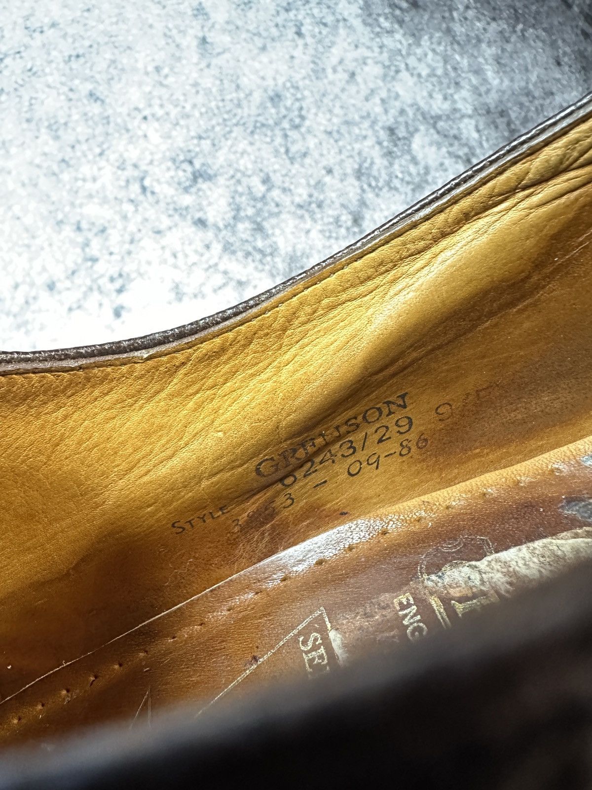 Grenson × Leather Vintage Grenson Casual Leather Shoes Streetwear Luxury 9,5 Size US 9.5 / EU 42-43 - 7 Thumbnail