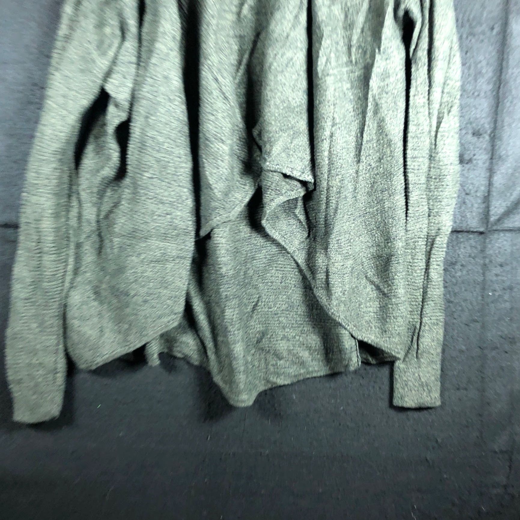 Express Express Womens Cardigan Knit Open Front Cotton Long Sleeve Green S Small Cardigan Womens Mens? Size S / US 4 / IT 40 - 3 Thumbnail