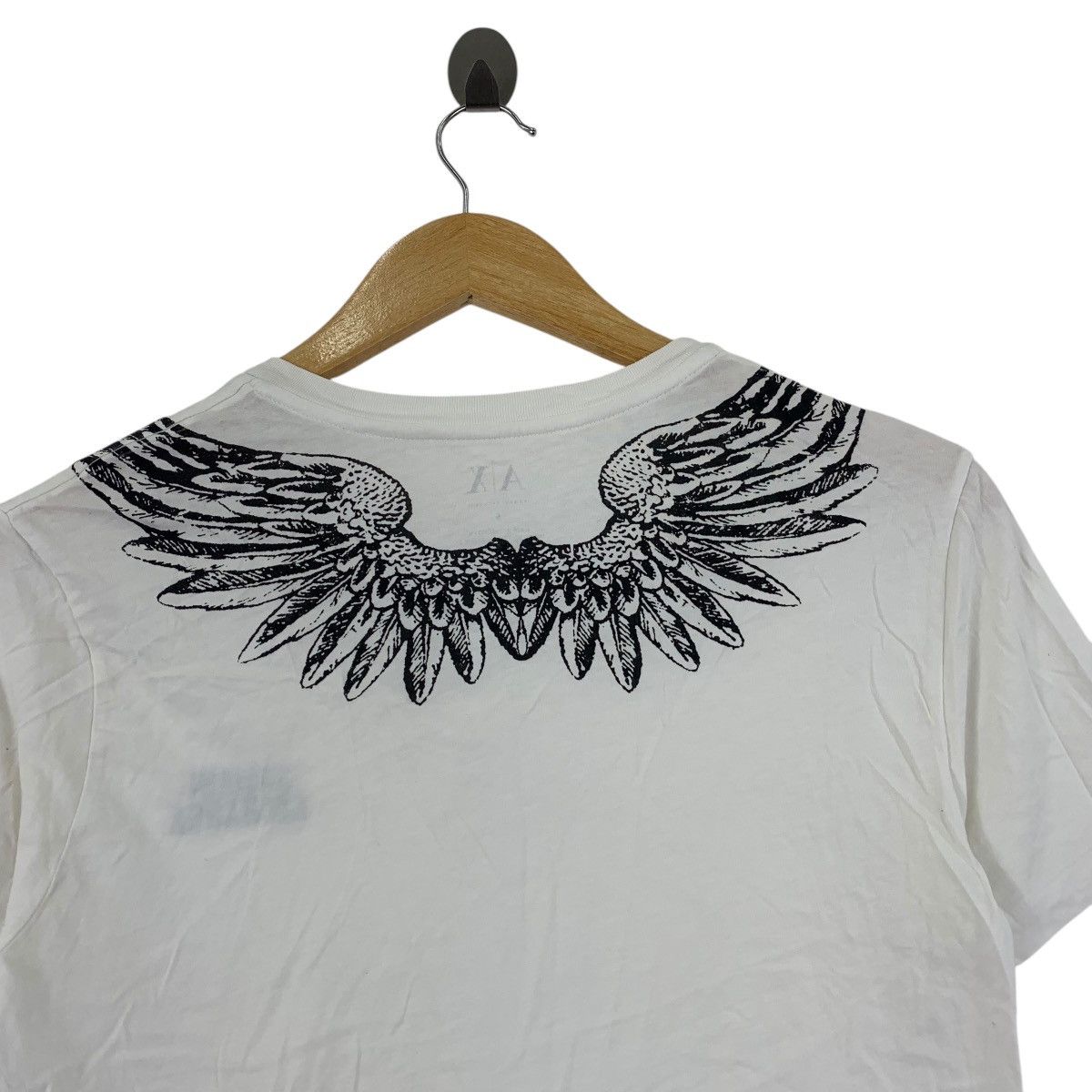Armani Exchange ARMANI EXCHANGE EMPORIO Wings Of Angels Tee Shirt Top Size S / US 4 / IT 40 - 6 Thumbnail