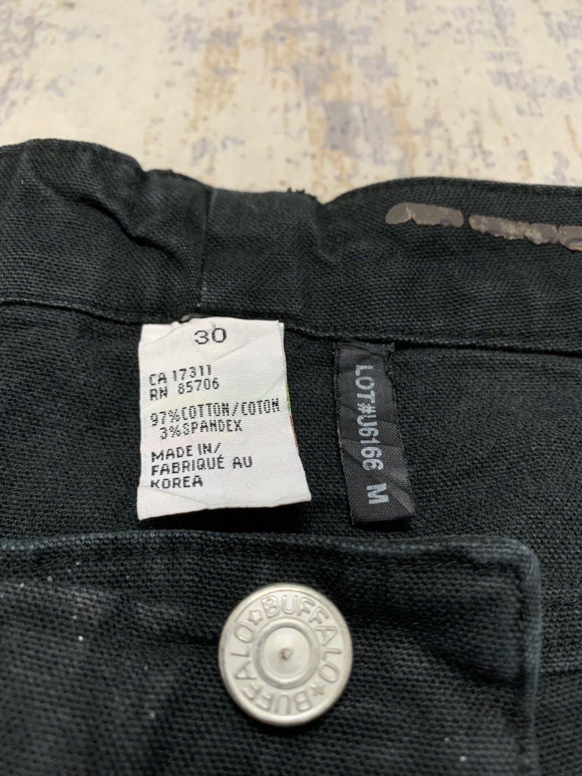 If Six Was Nine Japanese Brand Buffalo Bleach Dye Cropped Cargo Pant 31x28.5 Size US 32 / EU 48 - 10 Thumbnail