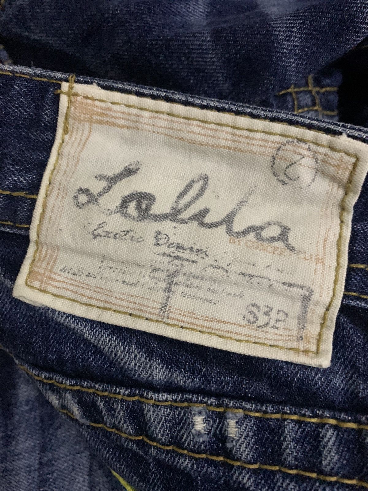 Hysteric Glamour 💥 Japanese Flare Lolita Yoshitomo Nara Denim Size 30" / US 8 / IT 44 - 11 Thumbnail