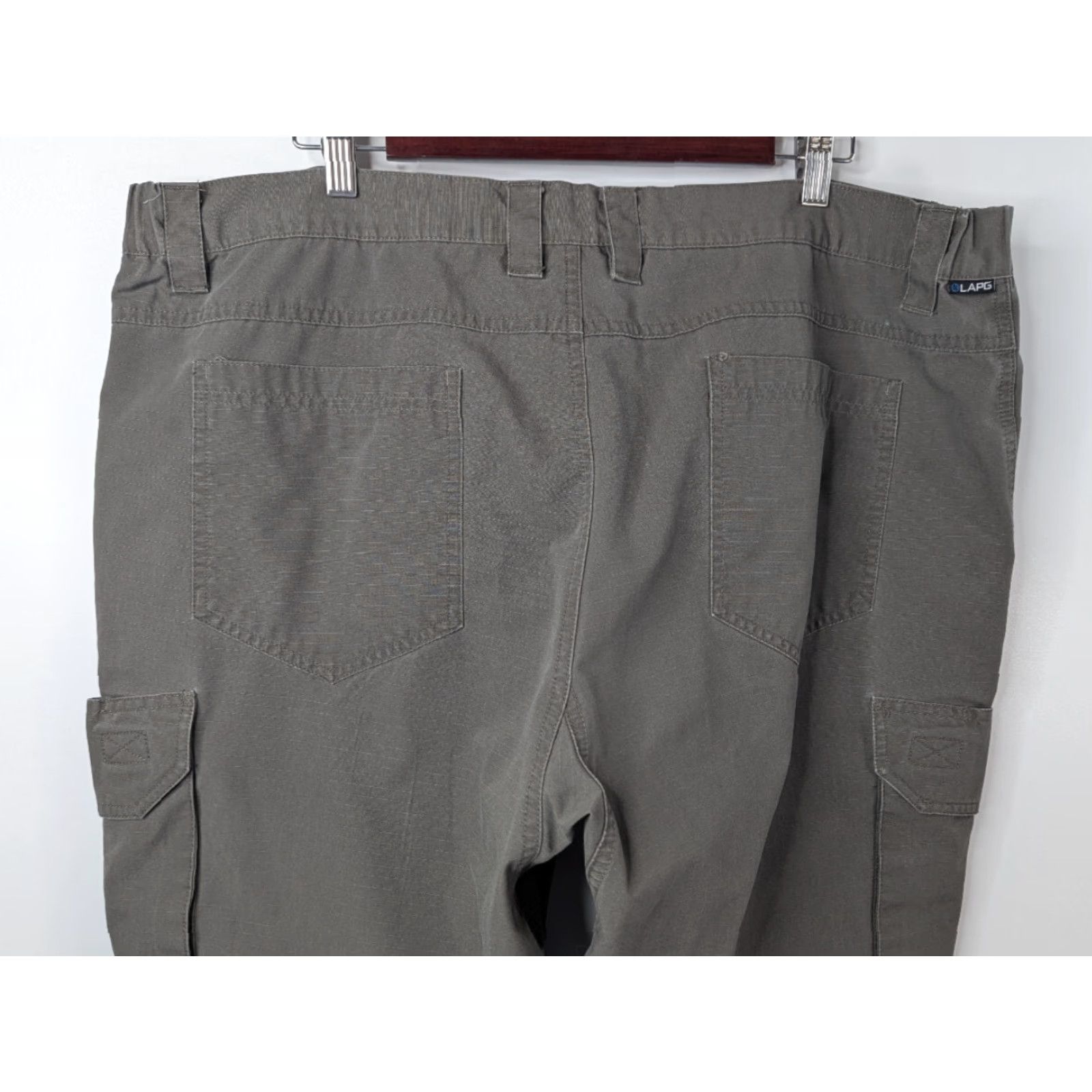 Vintage LAPG Urban Ops Tactical Cargo Pants Grey Men’s 44x30 Ripstop - LA Police Gear Cargo Pants Mens Gray 44x30 Size US 44 / EU 60 - 5 Thumbnail