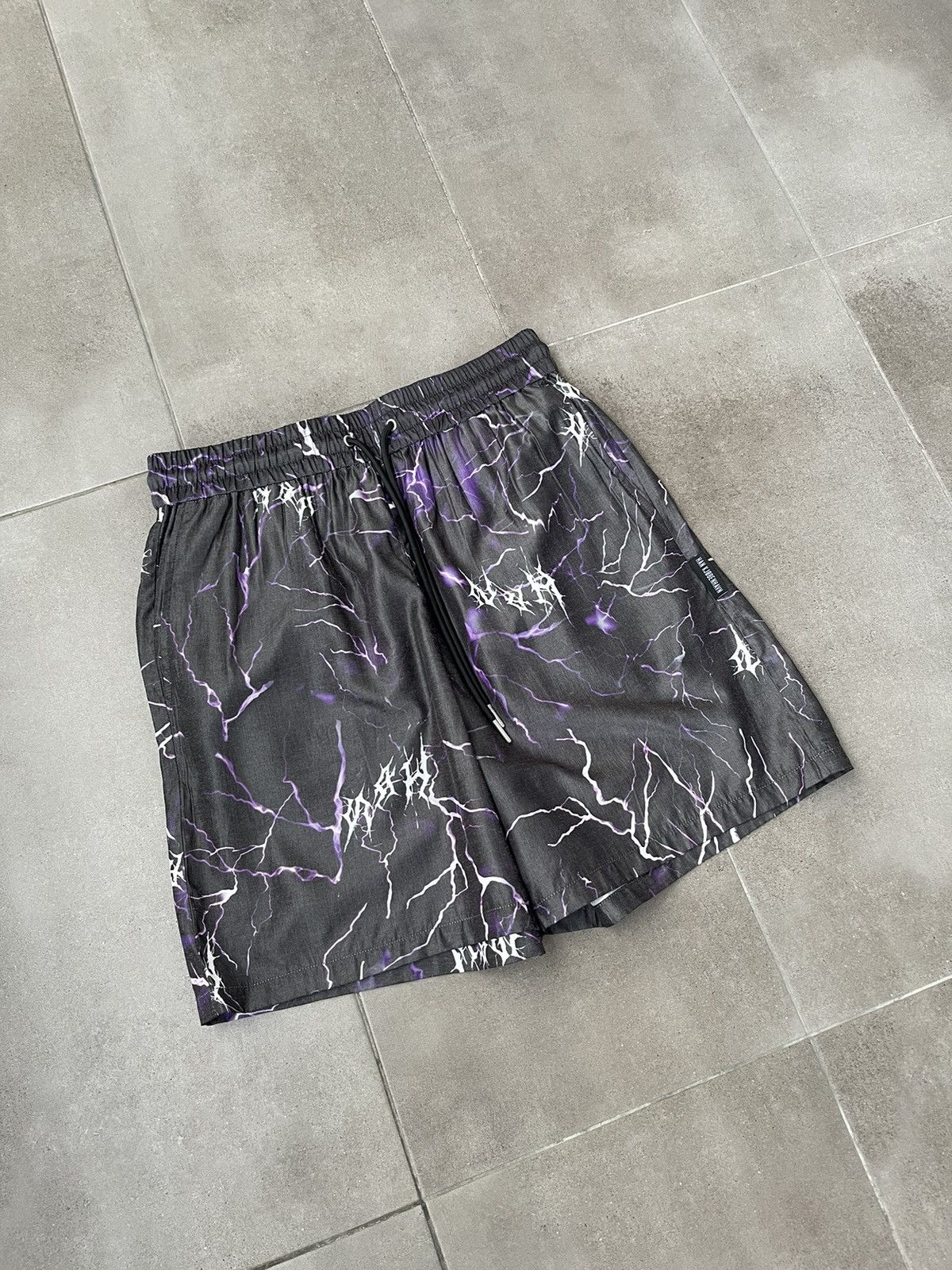 Han Kjobenhavn !DS! FW22 Han Kjobenhavn Purple Thunder Track Shorts Size US 34 / EU 50 - 12 Thumbnail