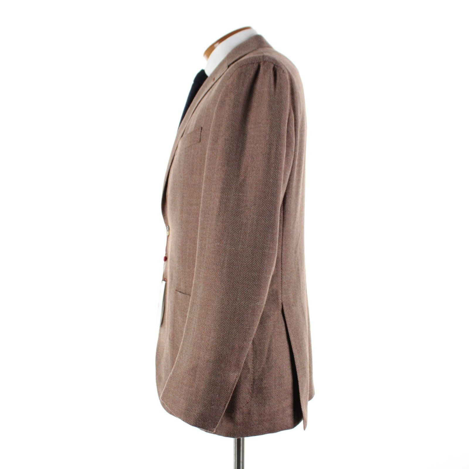 Luciano Barbera Luciano Barbera Sport Coat Size 42 US in Brown Size 42R - 4 Thumbnail
