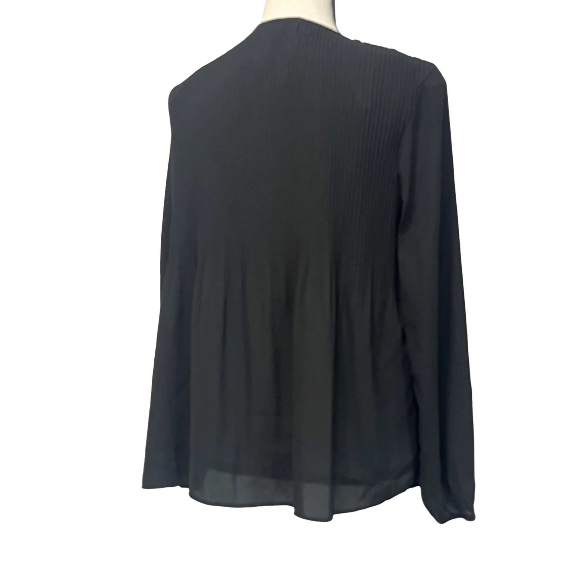 Other DR2 Women’s Plisse Peasant Top, Black, XS Size XS / US 0-2 / IT 36-38 - 3 Thumbnail