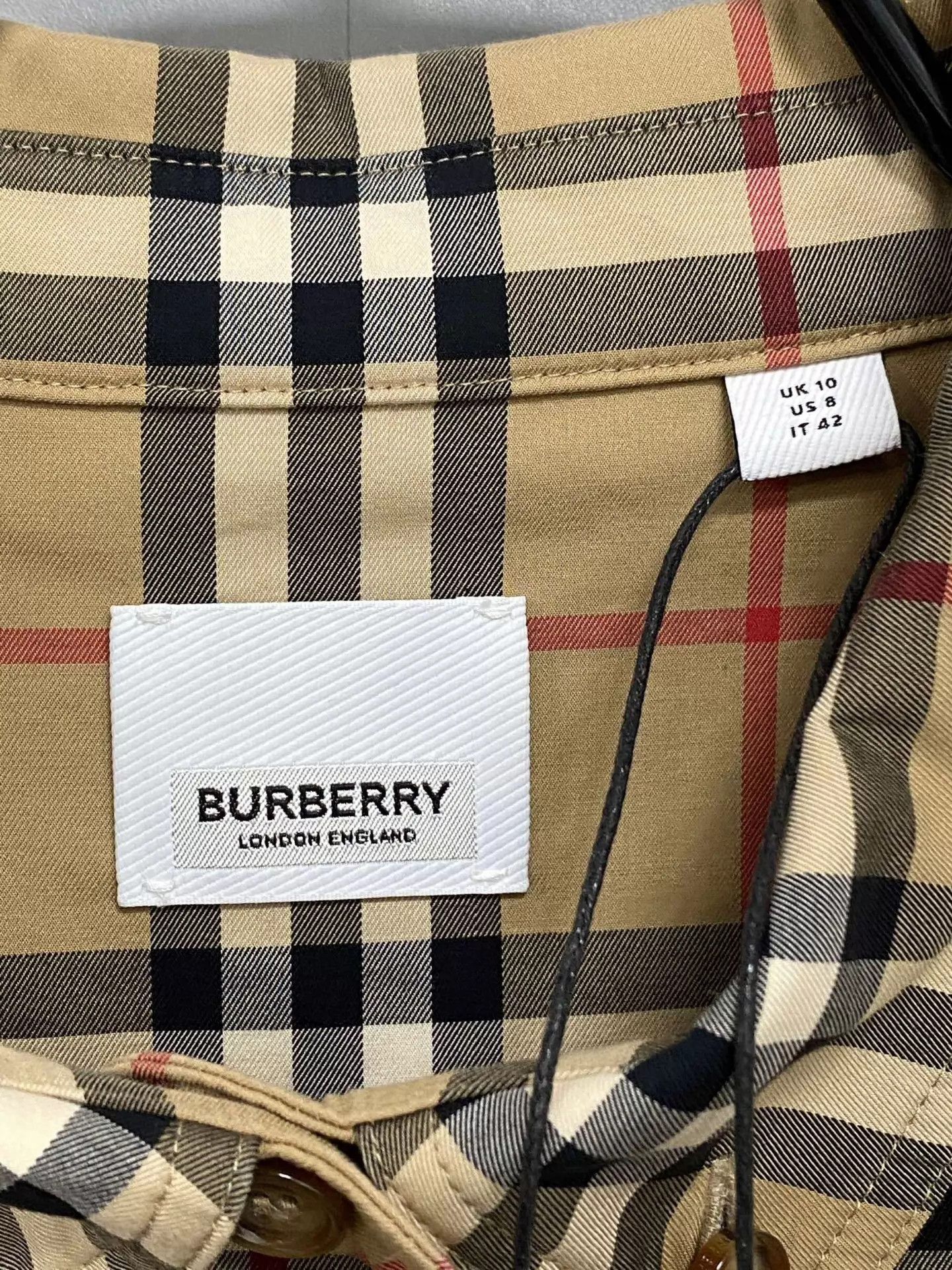 Burberry Burberry Classic Check Dress UK10 99 New Size M / US 6-8 / IT 42-44 - 4 Thumbnail