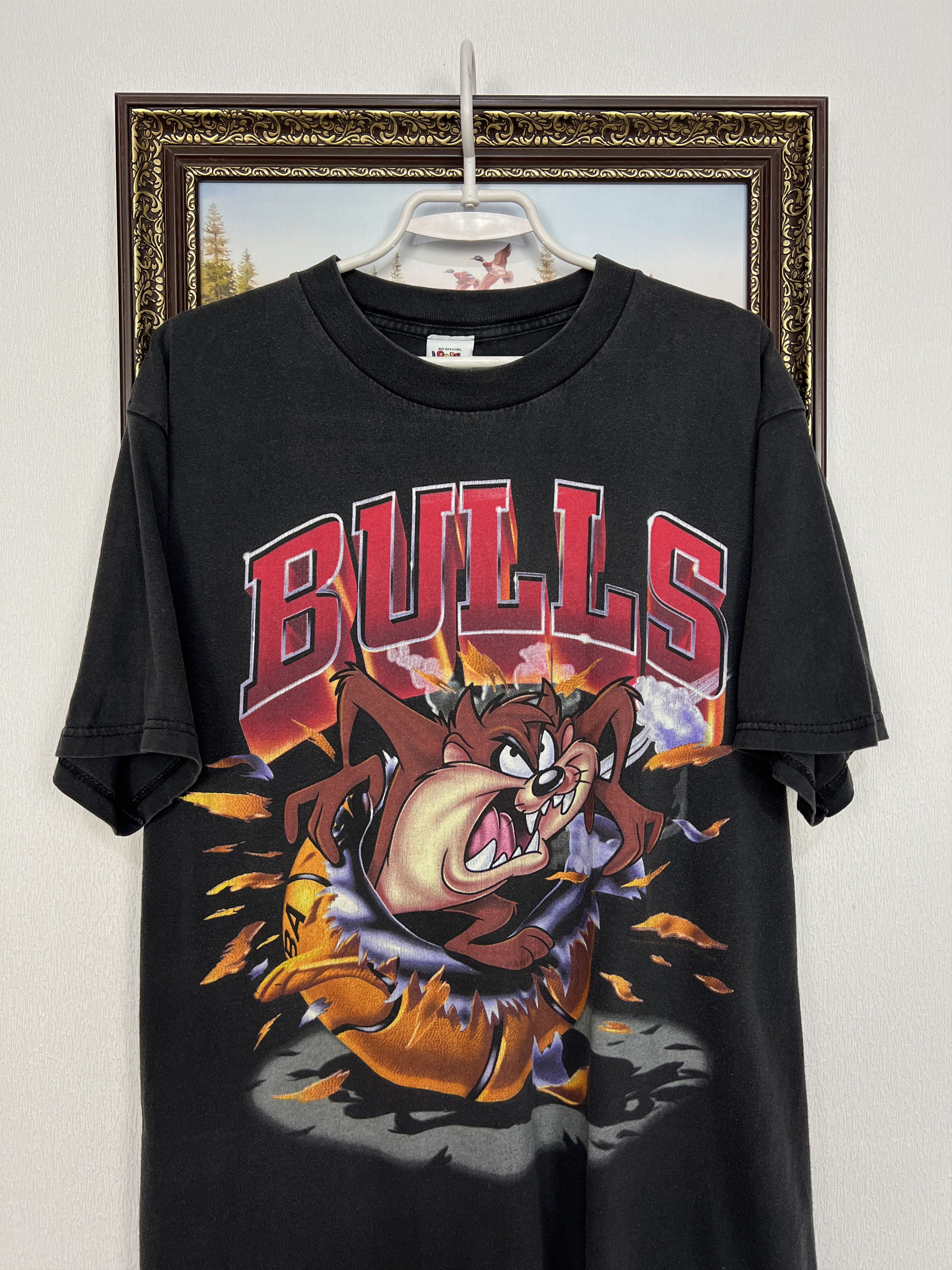 Vintage VintageTaz Chicago Bulls Tunes NBA Over Print Jersey Shirt Size US XL / EU 56 / 4 - 2 Thumbnail