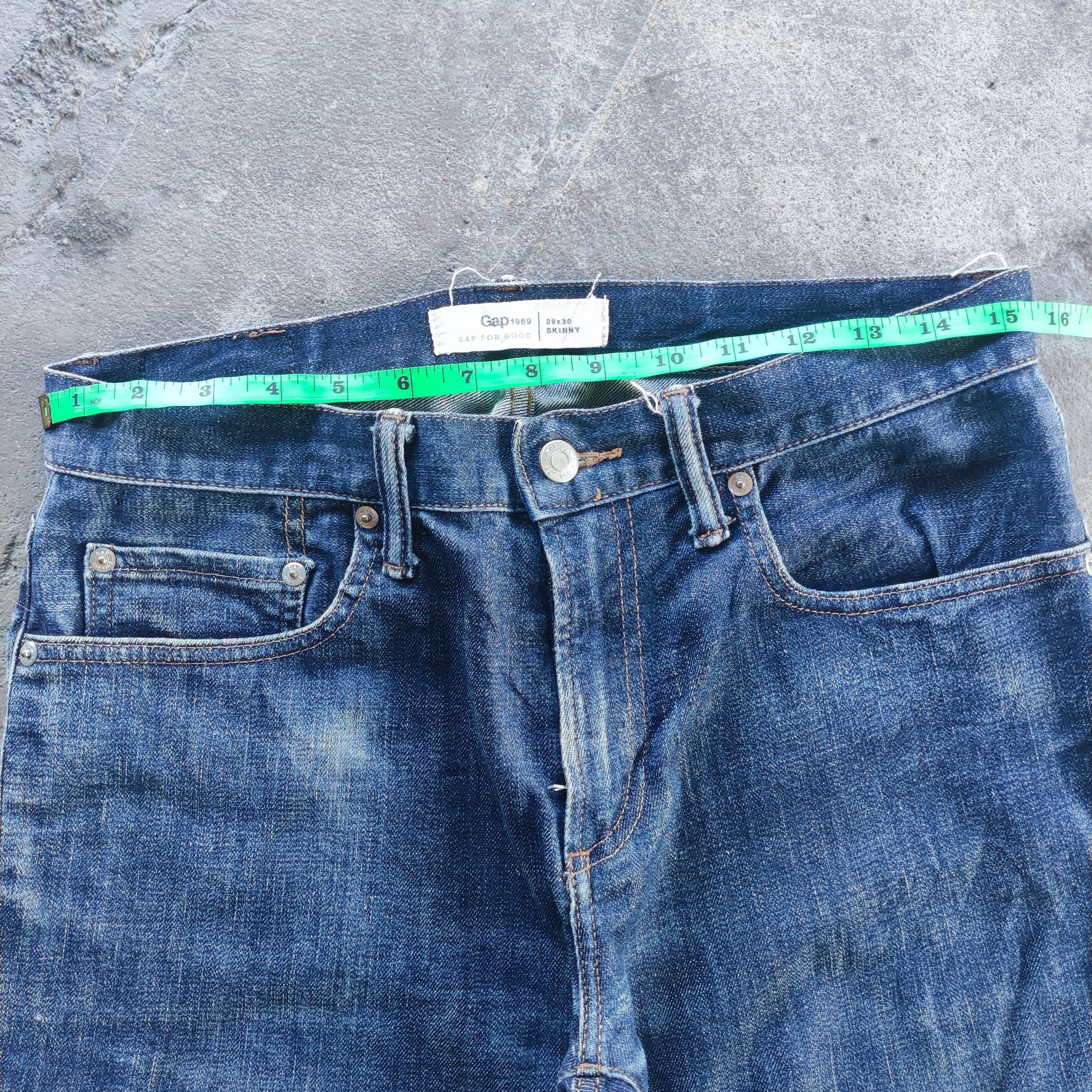 Gap Vintage GAP Brand Skinny Jeans Ripped Pants Size US 31 - 7 Thumbnail