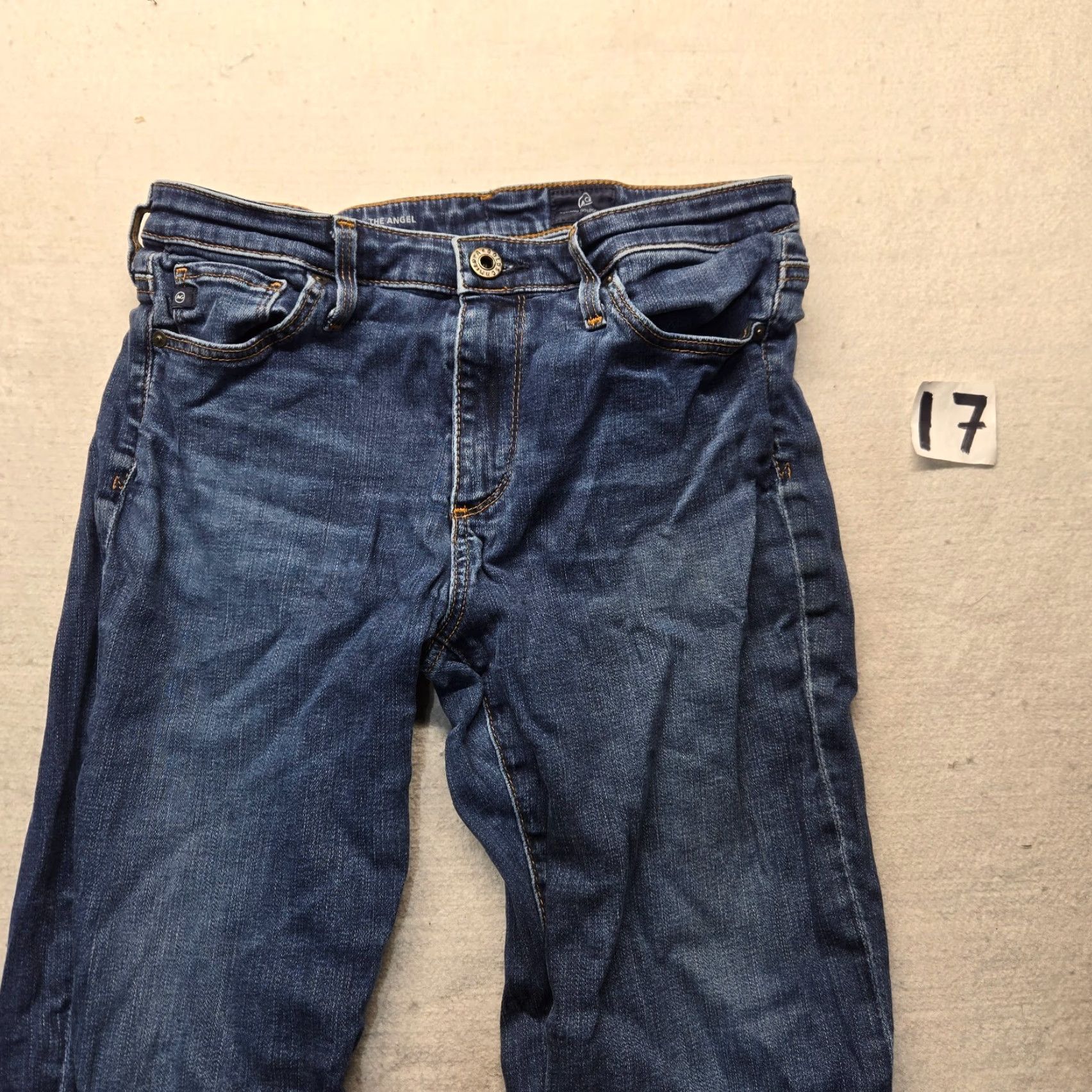 Vintage ADRIANO GOLDSCHMIED The Angel Bootcut Jeans Adult Women 27R Dark Blue Bootcut Jeans Women's Size 27 Women Size 27" / US 4 / IT 40 - 2 Thumbnail