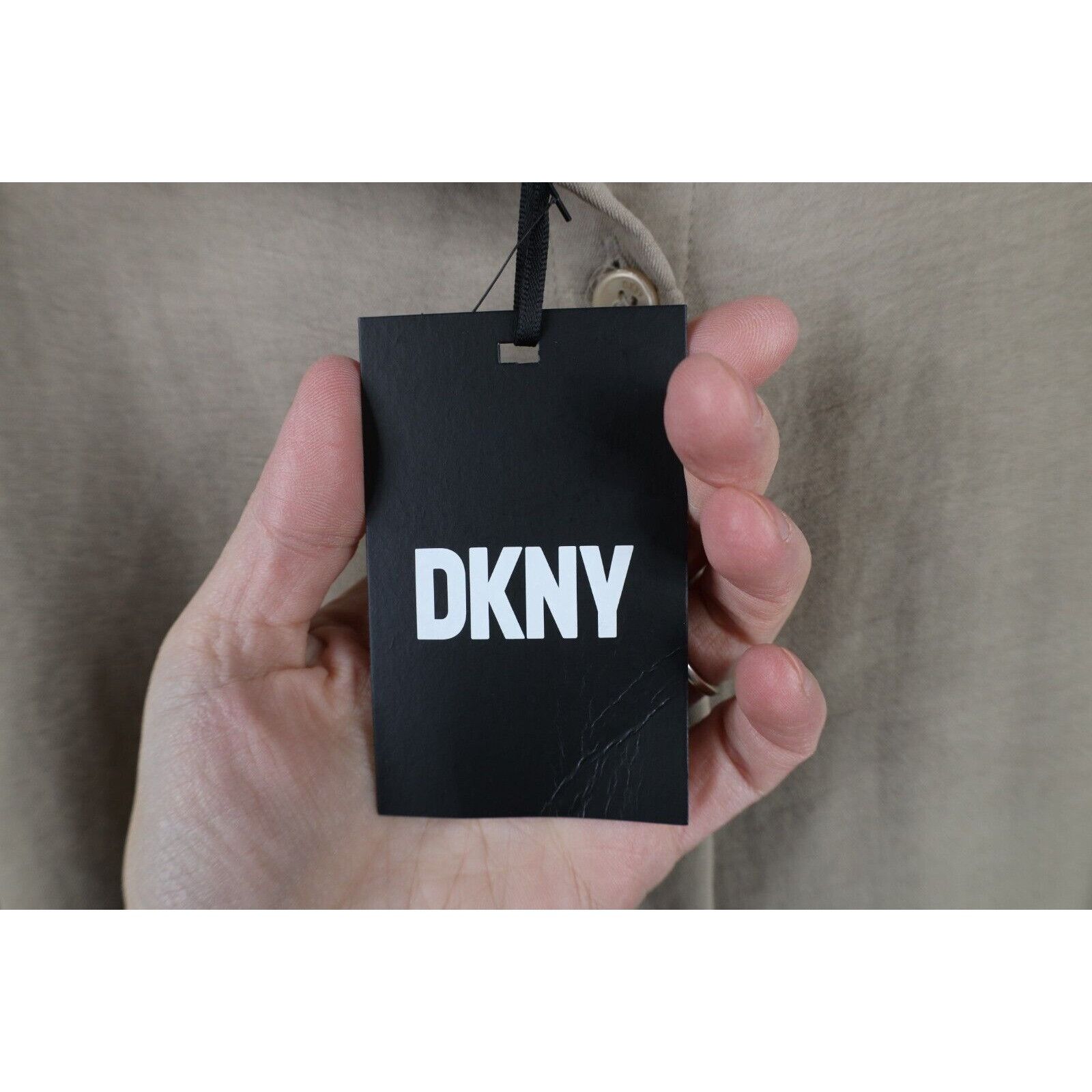 DKNY × Vintage Deadstock Vintage Y2K DKNY Long Sleeve Knit Tie Dress Size L / US 10 / IT 46 - 7 Thumbnail