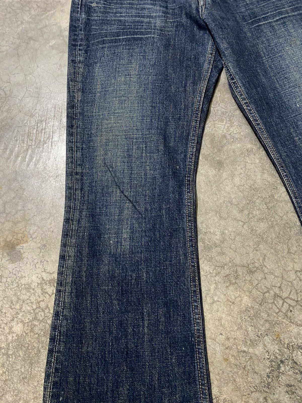 Hysteric Glamour × Japanese Brand Flare Jeans Japanese Rusty Sweet Camel Baggy Jeans Size US 31 - 10 Thumbnail