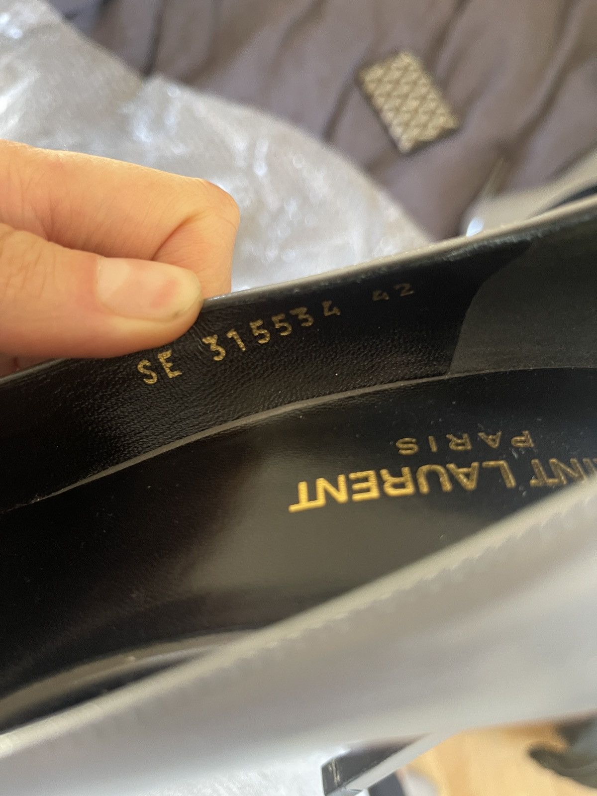 Yves Saint Laurent Grey heel pumps Size US 12 / IT 42 - 7 Thumbnail
