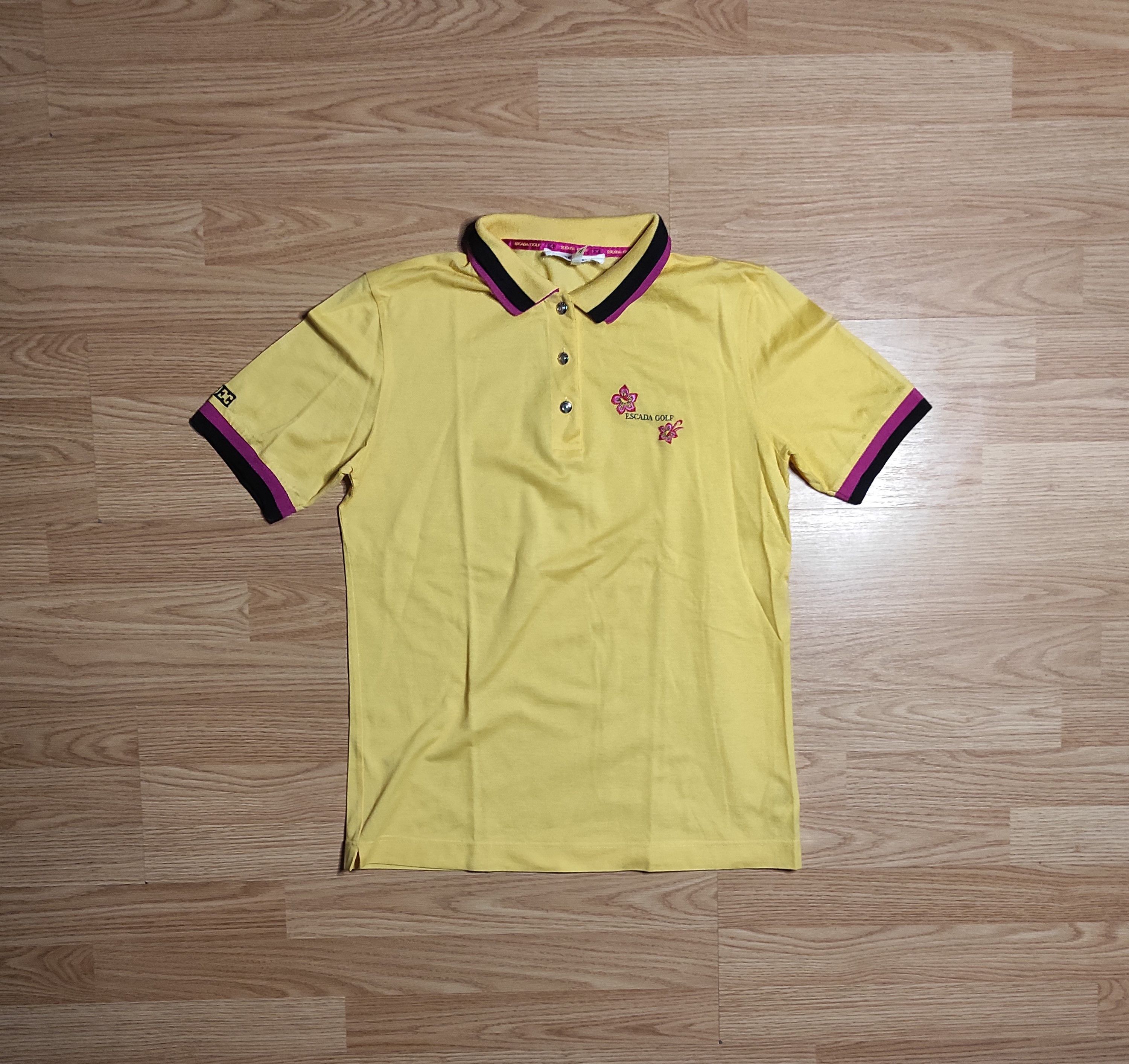 Escada × Japanese Brand **Vintage Escada "Golf" Polo T-Shirt** Size US M / EU 48-50 / 2 - 1 Thumbnail