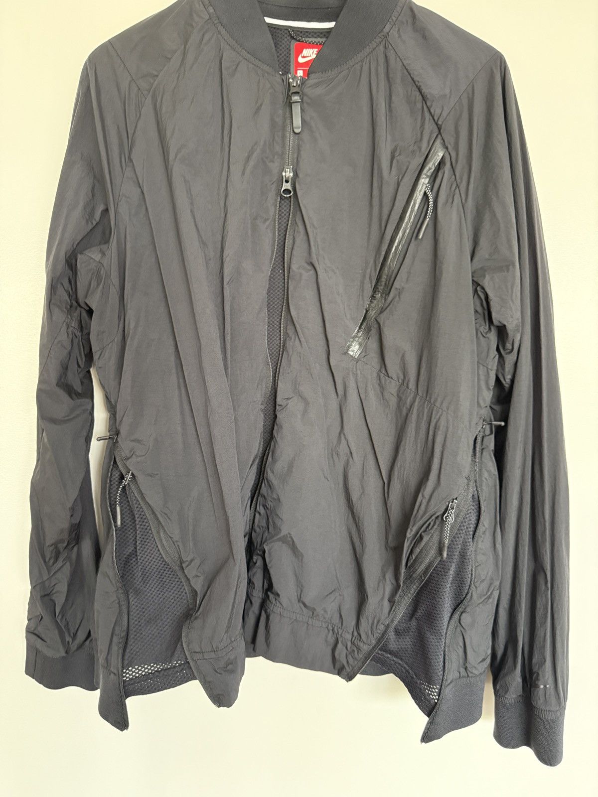 Nike Black Nike sportswear bomber jacket multizip Size US L / EU 52-54 / 3 - 3 Thumbnail