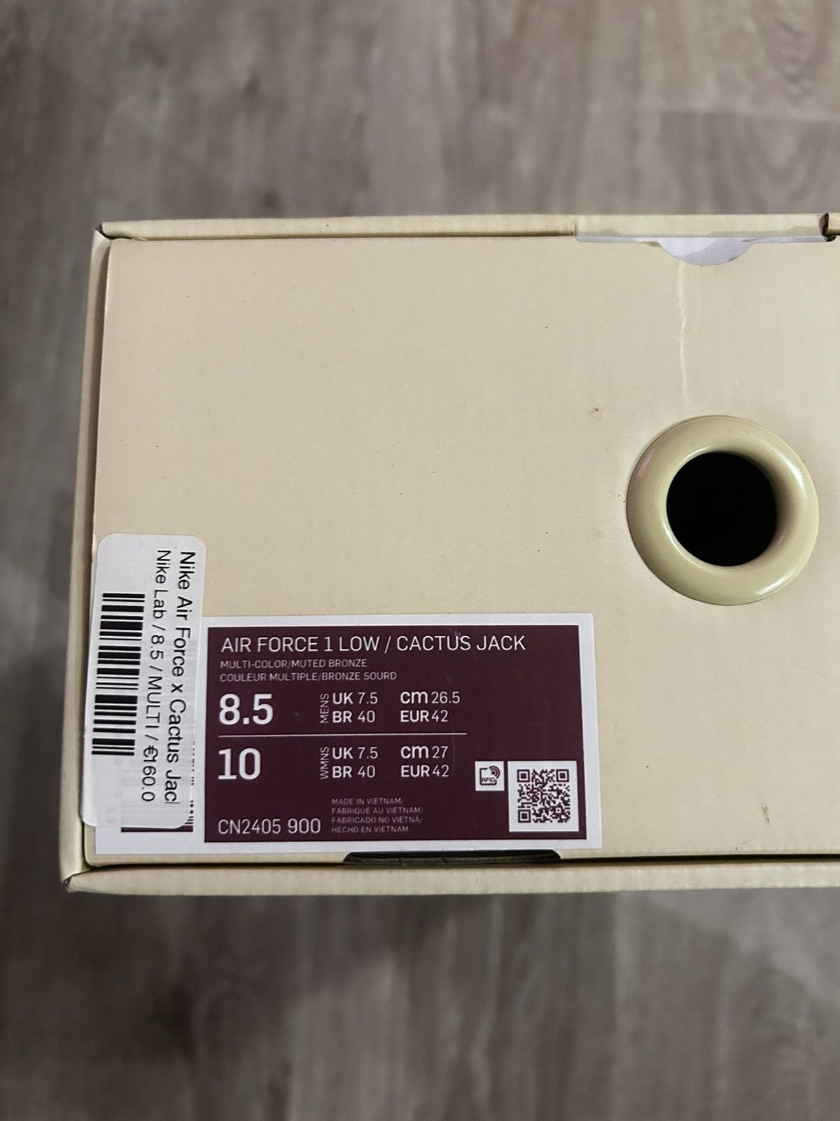 Nike × Travis Scott Air Force 1 Low/ Cactus Jack Size US 8.5 / EU 41-42 - 18 Thumbnail