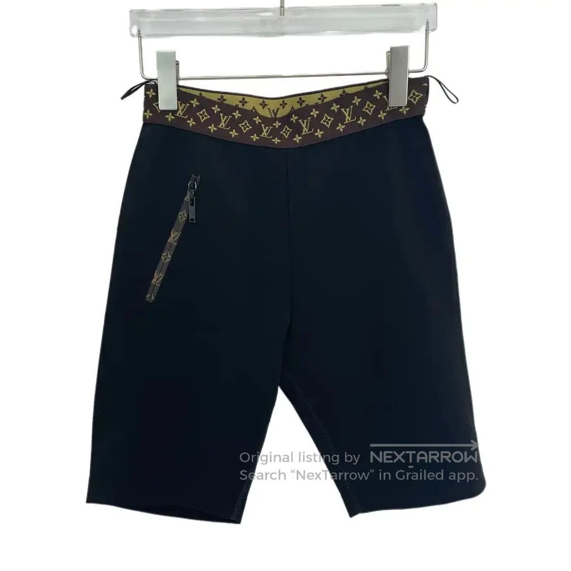 Louis Vuitton Louis Vuitton Women's Black Cycling Shorts . Size 23" - 1 Thumbnail