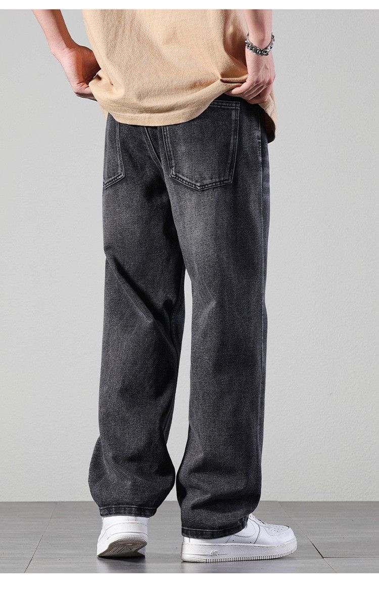 Japanese Brand × Jean Vintage washed distressed loose versatile simple jeans Size US 32 / EU 48 - 4 Thumbnail