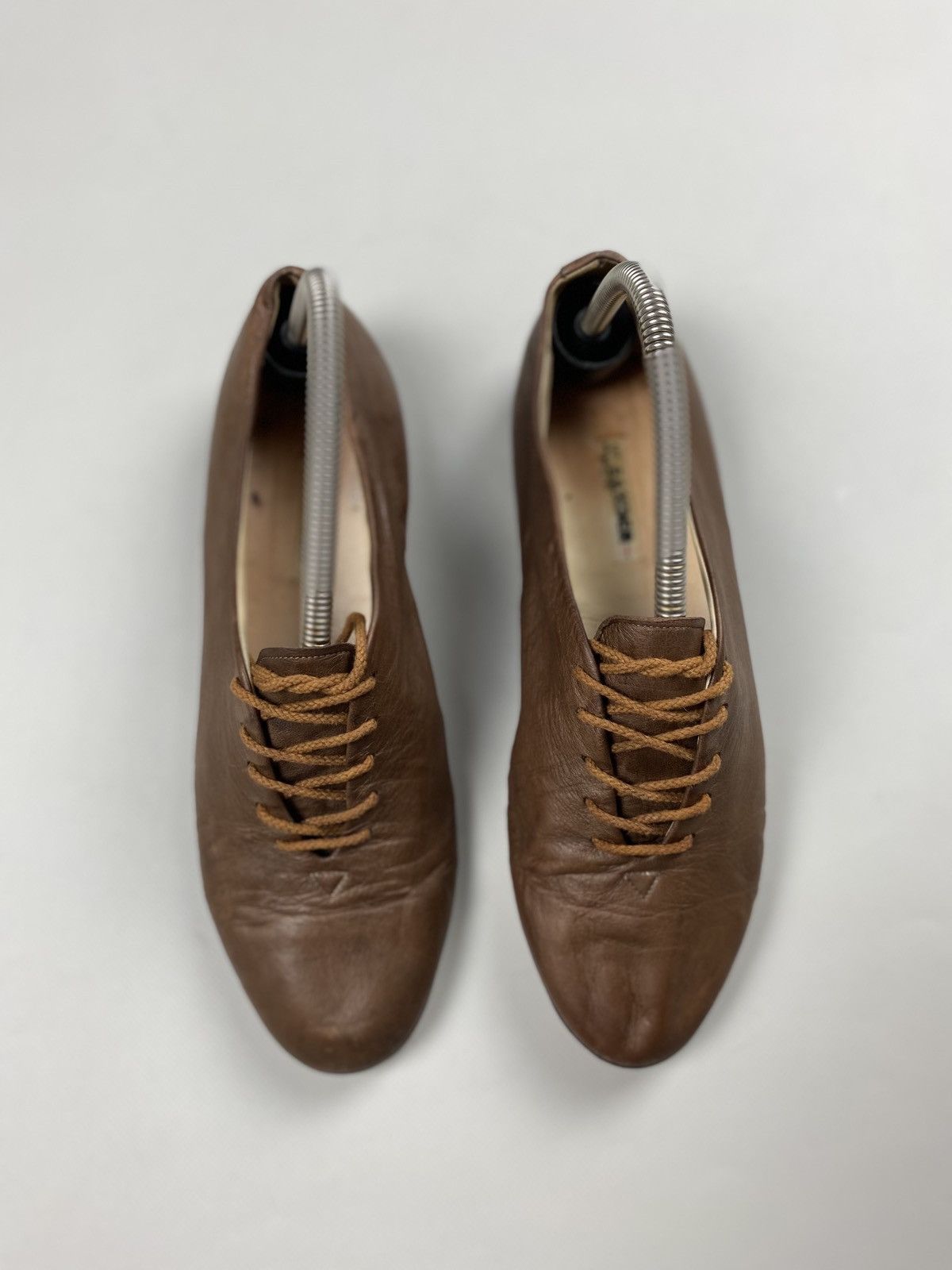 Jil Sander × Vintage Jil Sander ladies leather flats ballets size 40 1/2 Size US 10.5 / IT 40.5 - 10 Thumbnail