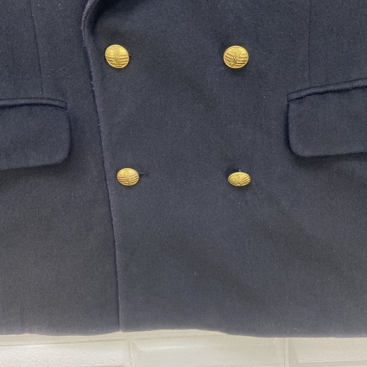 Yves Saint Laurent Vintage Yves Saint Laurent Made in France Blazer Coat Size 40R - 5 Thumbnail