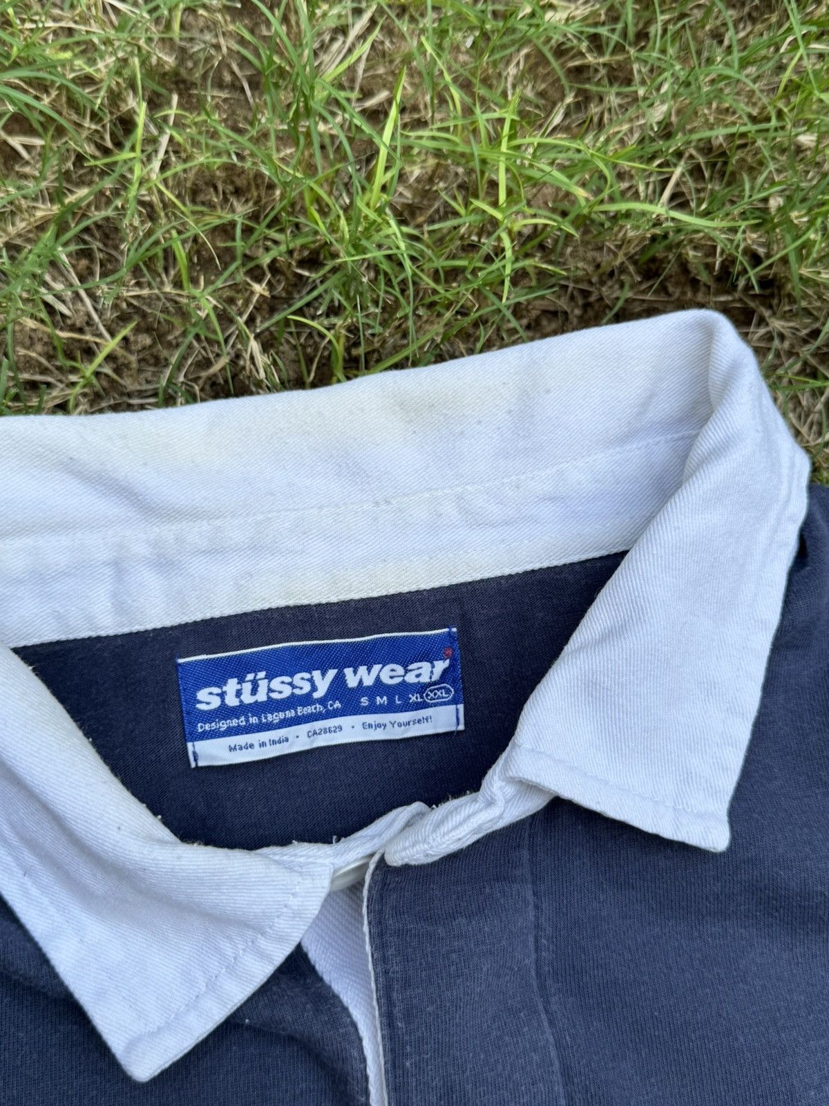 Stussy Vintage Stussy Polo Long Sleeve 90s Size US XXL / EU 58 / 5 - 7 Thumbnail