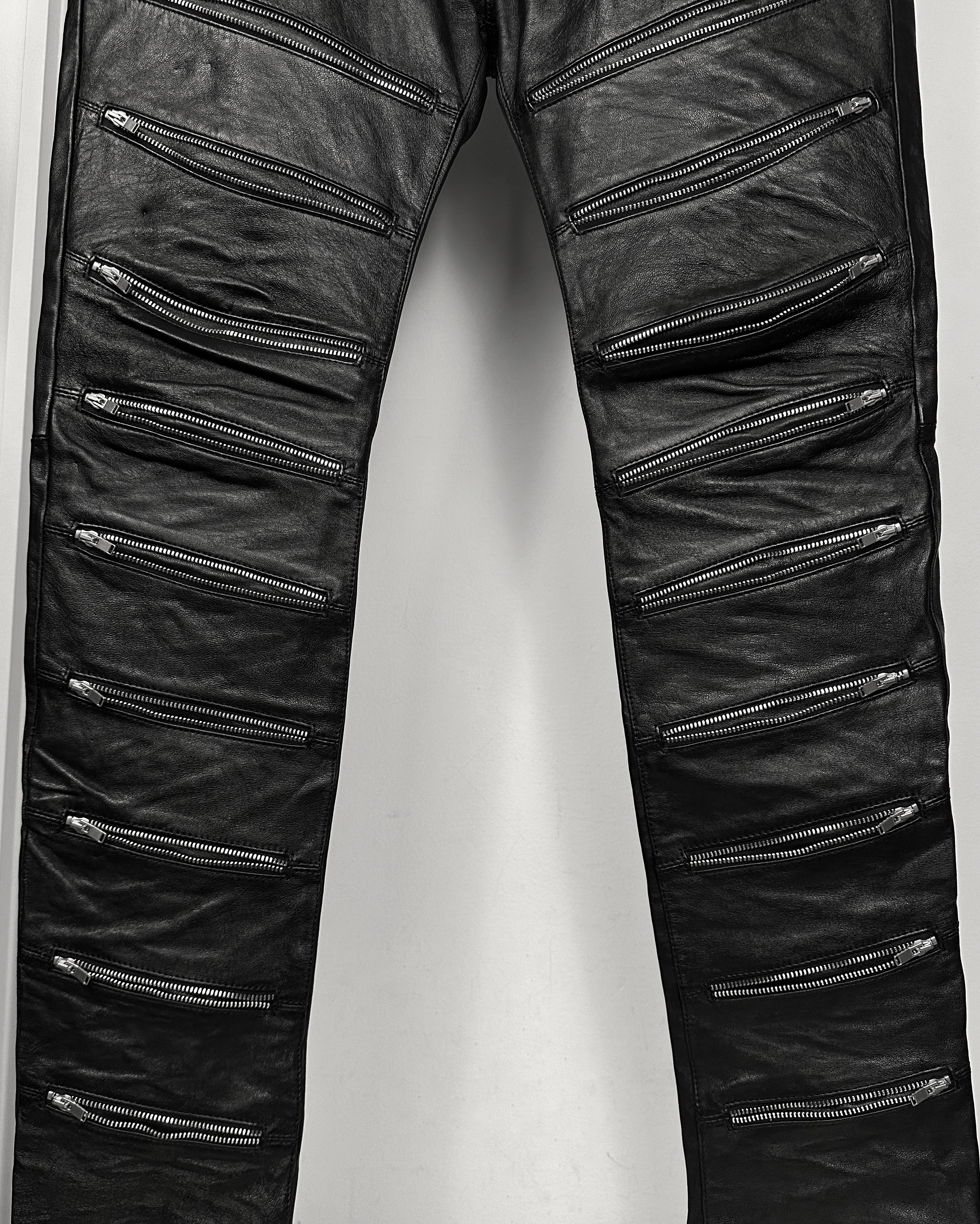 Saint Laurent Paris Saint Laurent Multi Zip Leather Biker Pants Size US 36 / EU 52 - 5 Thumbnail
