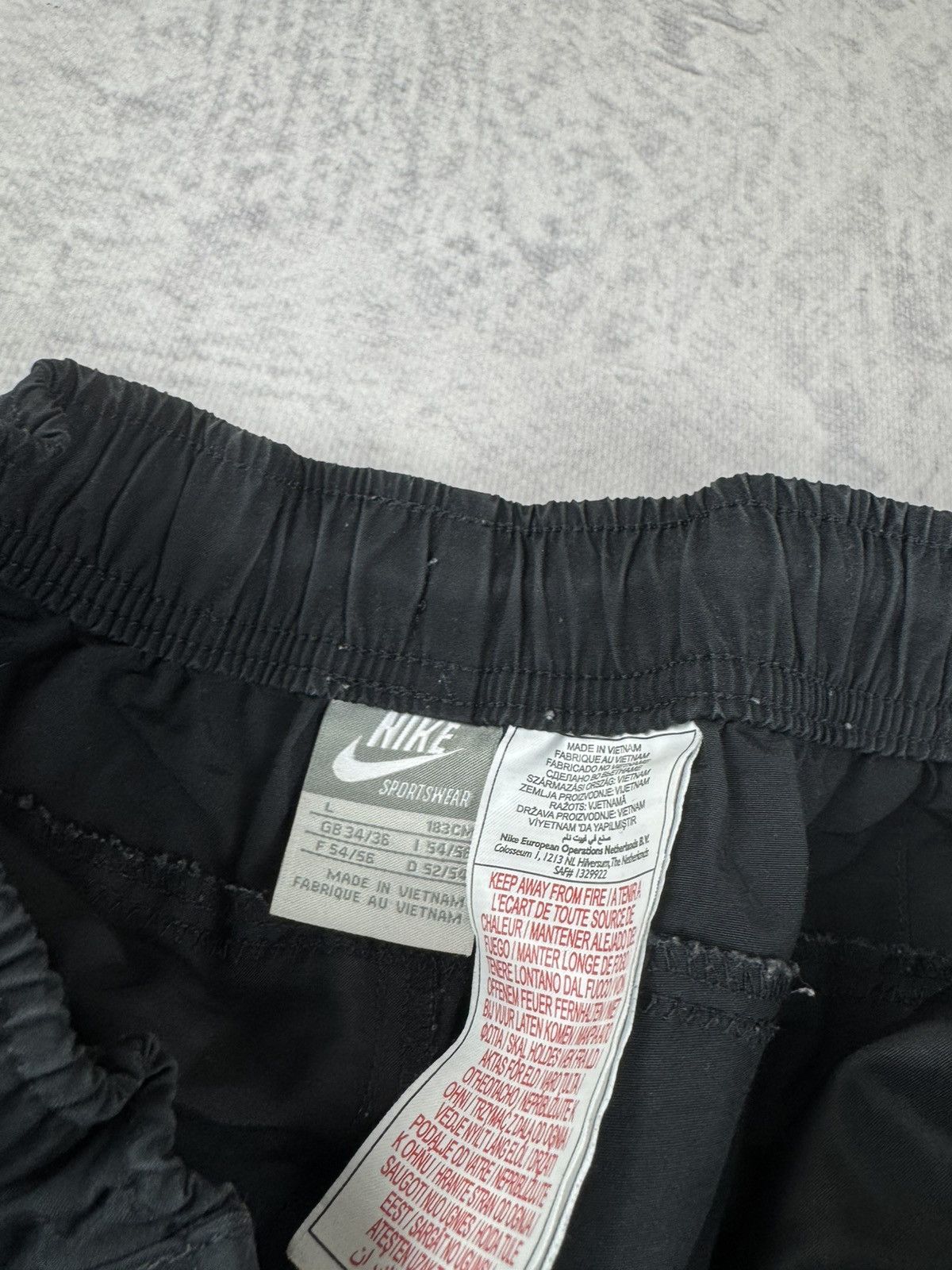 Nike × Vintage NIKE VINTAGE BASIC LOGO OVERSIZE BAGGY PANTS Size US 34 / EU 50 - 9 Thumbnail