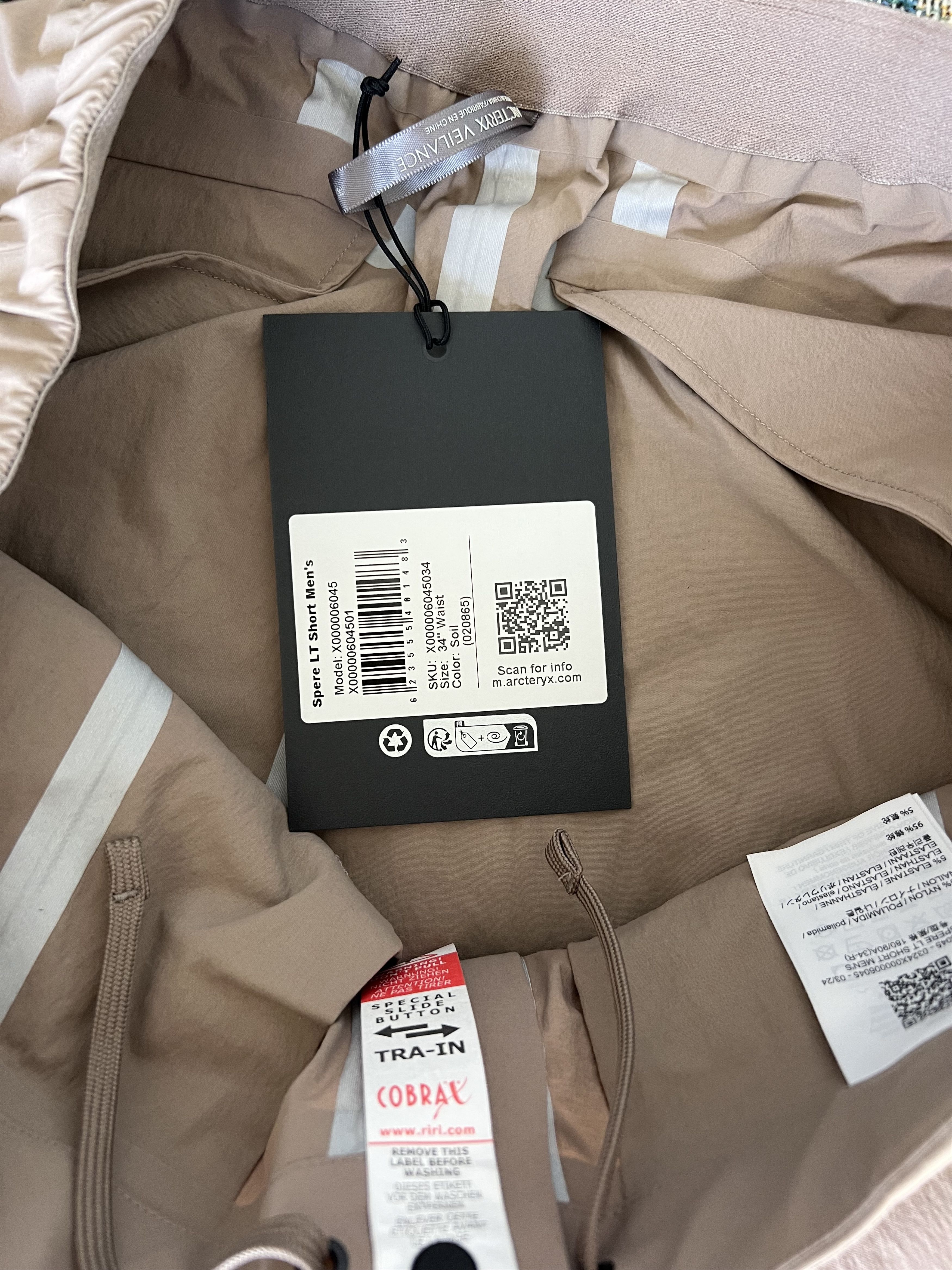 Veilance Arc'Teryx Veilance Spere LT Shorts in Soil Size US 34 / EU 50 - 6 Thumbnail