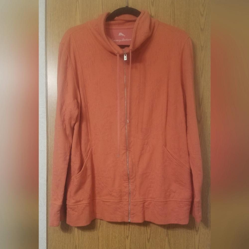 Tommy Bahama Tommy Bahama Coral Zip-Up Jacket Size XL Size XL / US 12-14 / IT 48-50 - 1 Thumbnail