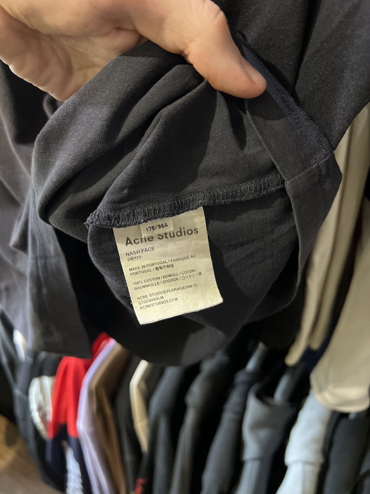 Acne Studios VINTAGE ACNE STUDIOS NASH FACE BLANK LOGO BLUE T SHIRT Size US M / EU 48-50 / 2 - 7 Thumbnail