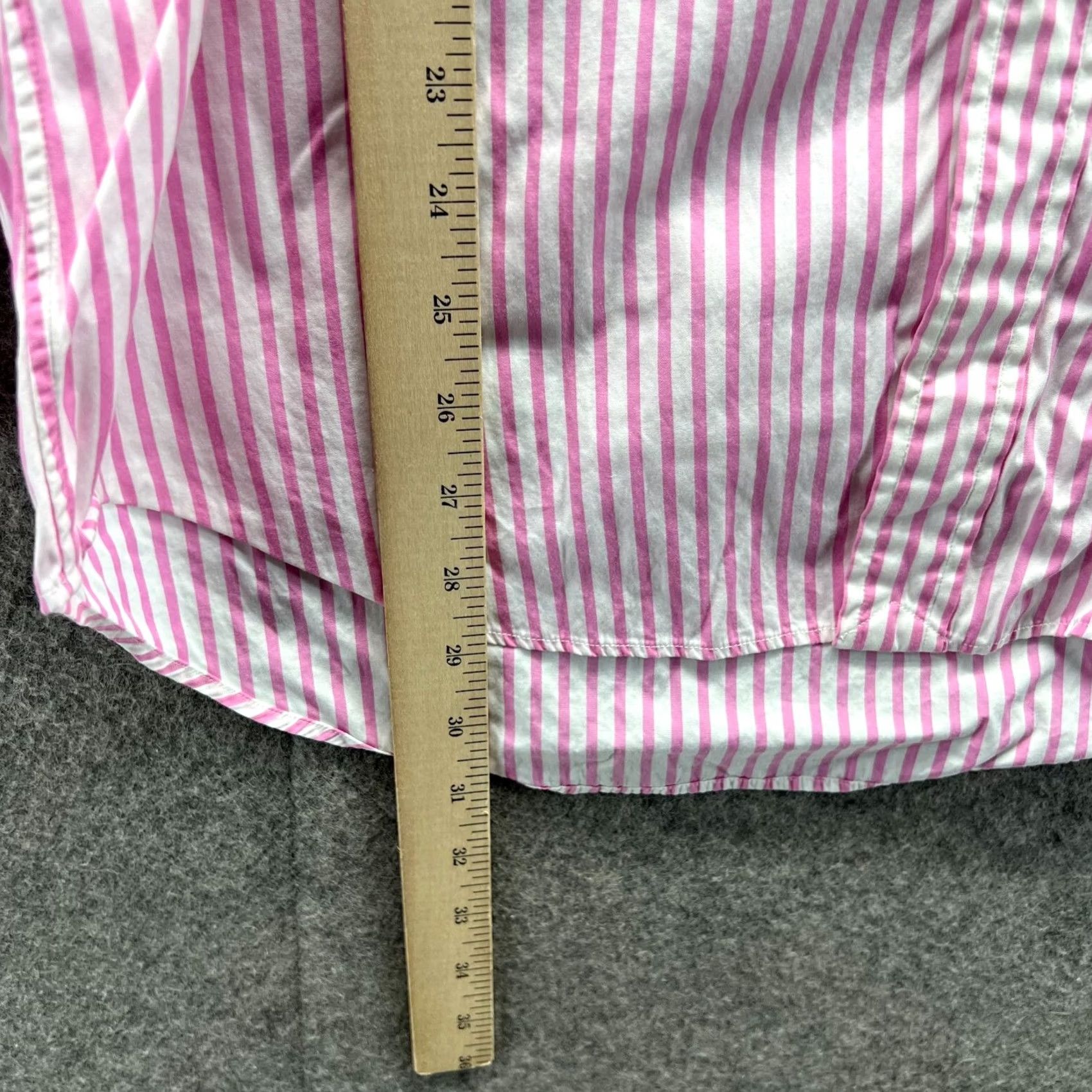 Ralph Lauren VINTAGE Ralph Lauren Shirt Men 16 32/33 Pink Striped Button-Down Polo Casual Business Formal Warmer All Seasons Womens, Mens Size US L / EU 52-54 / 3 - 4 Thumbnail