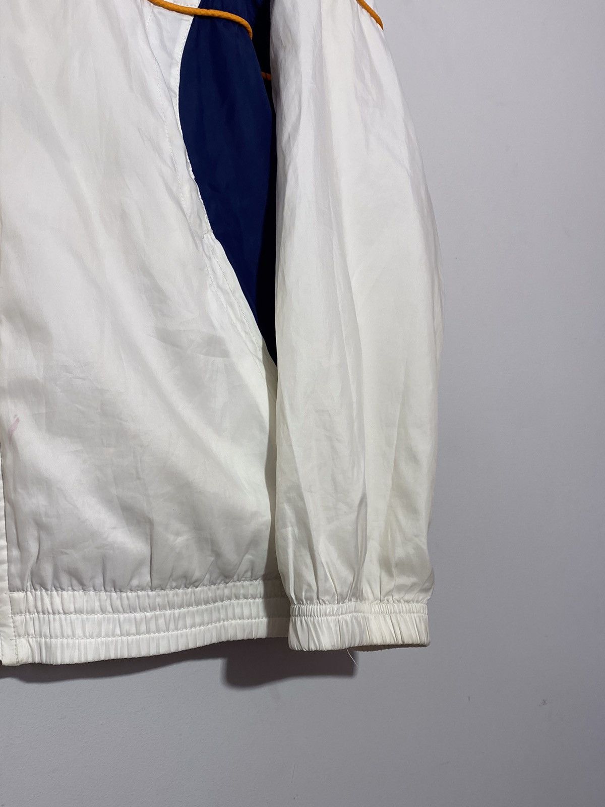 Nike 🔥 90s Nike TRACK JACKET WHITE NAVY YELLOW SPORTY VIBES Size US S / EU 44-46 / 1 - 6 Thumbnail