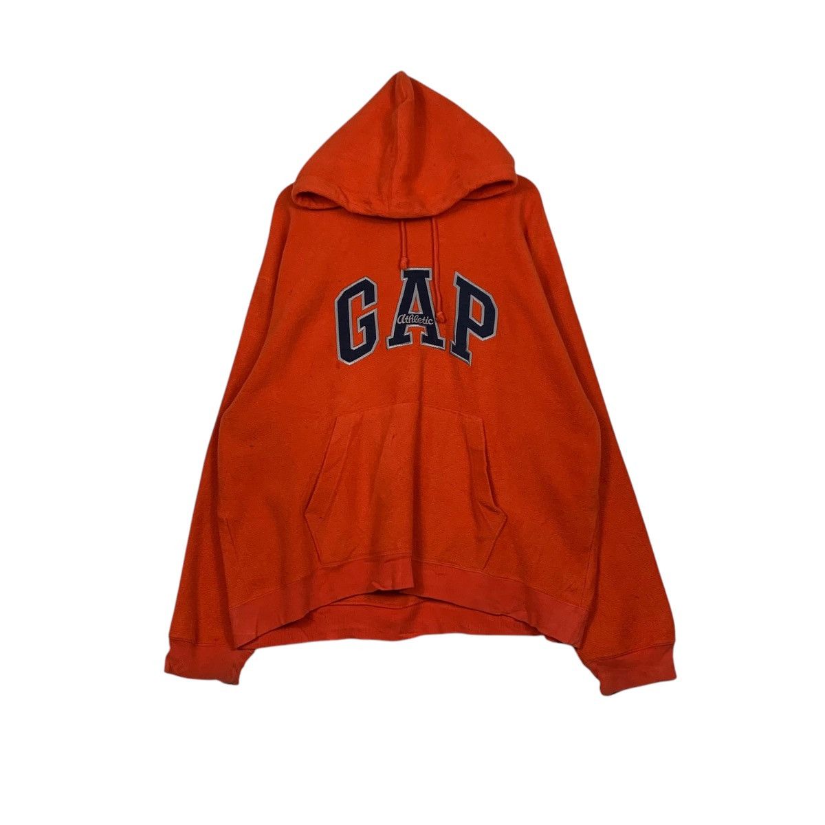 Gap GAP Big Logo Pullover Fleece Orange Hoodies #1596-C71 Size US L / EU 52-54 / 3 - 1 Thumbnail