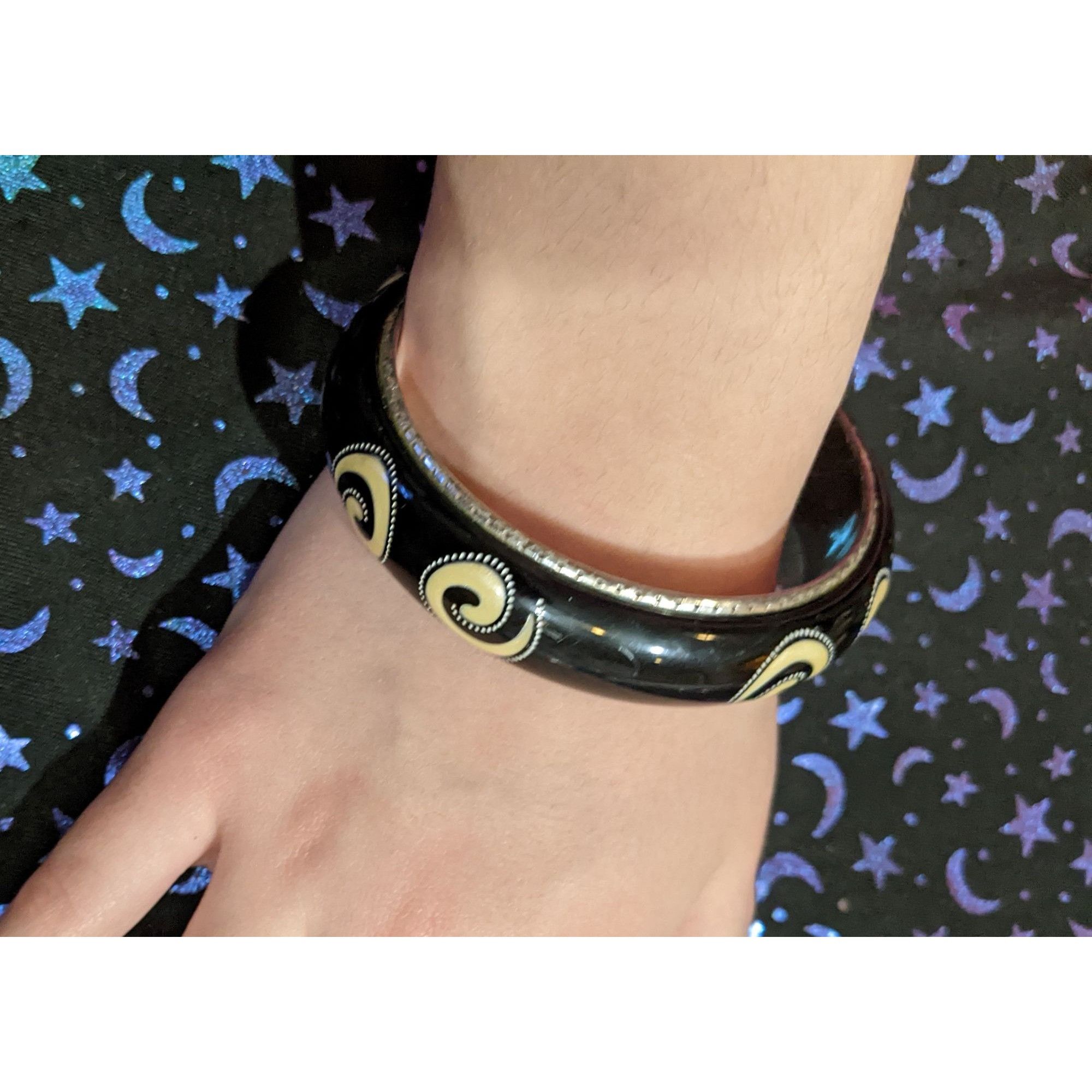 Brighton Brighton Jewelry Black And Cream Bracelet Size ONE SIZE - 2 Thumbnail