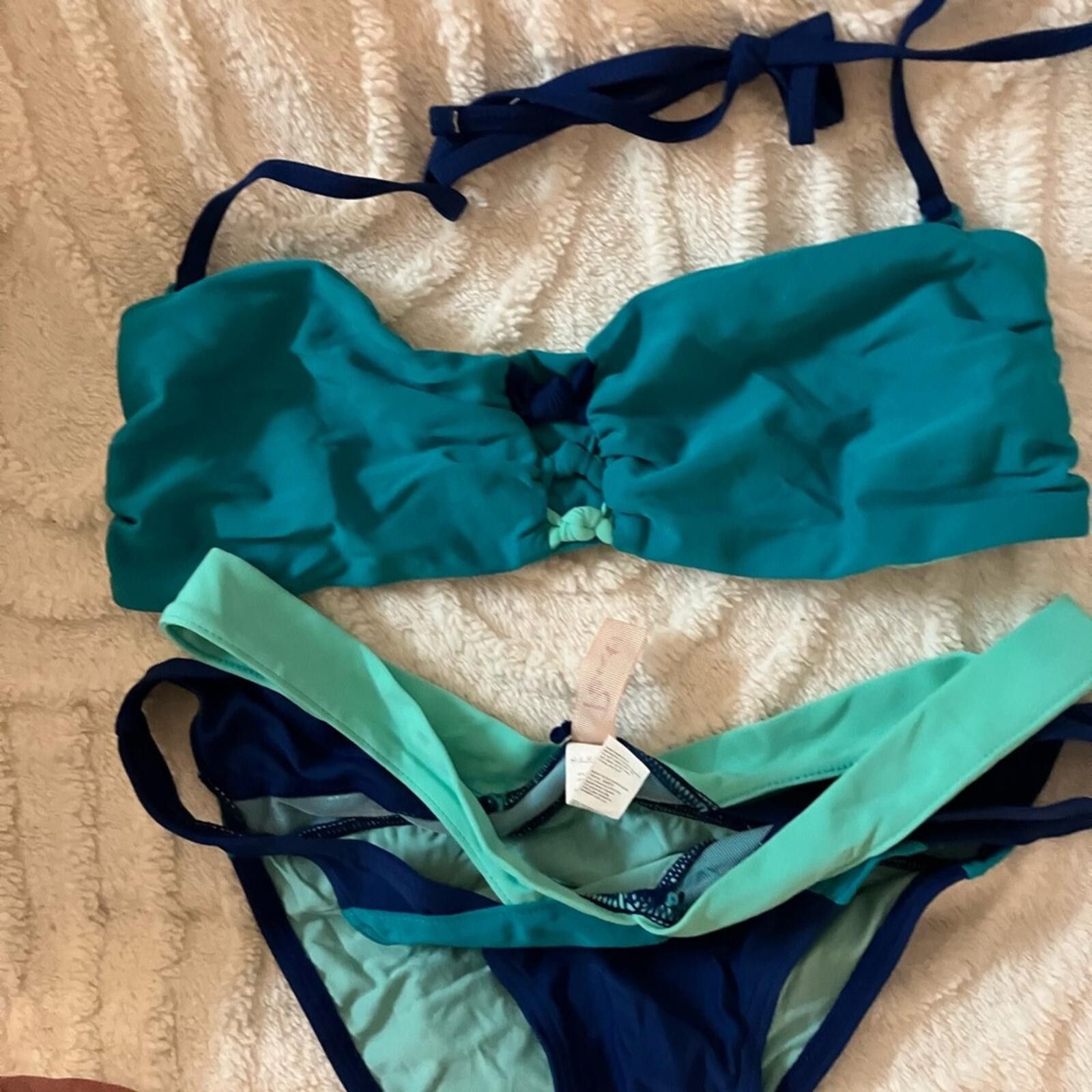 Penfield NWOT Women’s Two-Tone Blue & Teal Bikini Set Size ONE SIZE - 6 Thumbnail