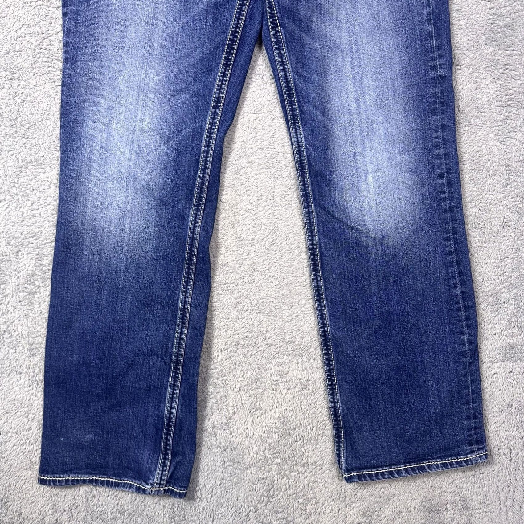 Vintage VINTAGE BKE Tyler Jeans Mens 32x32 Cotton Bootcut Whisker Stretch Cowboy Size US 32 / EU 48 - 2 Thumbnail