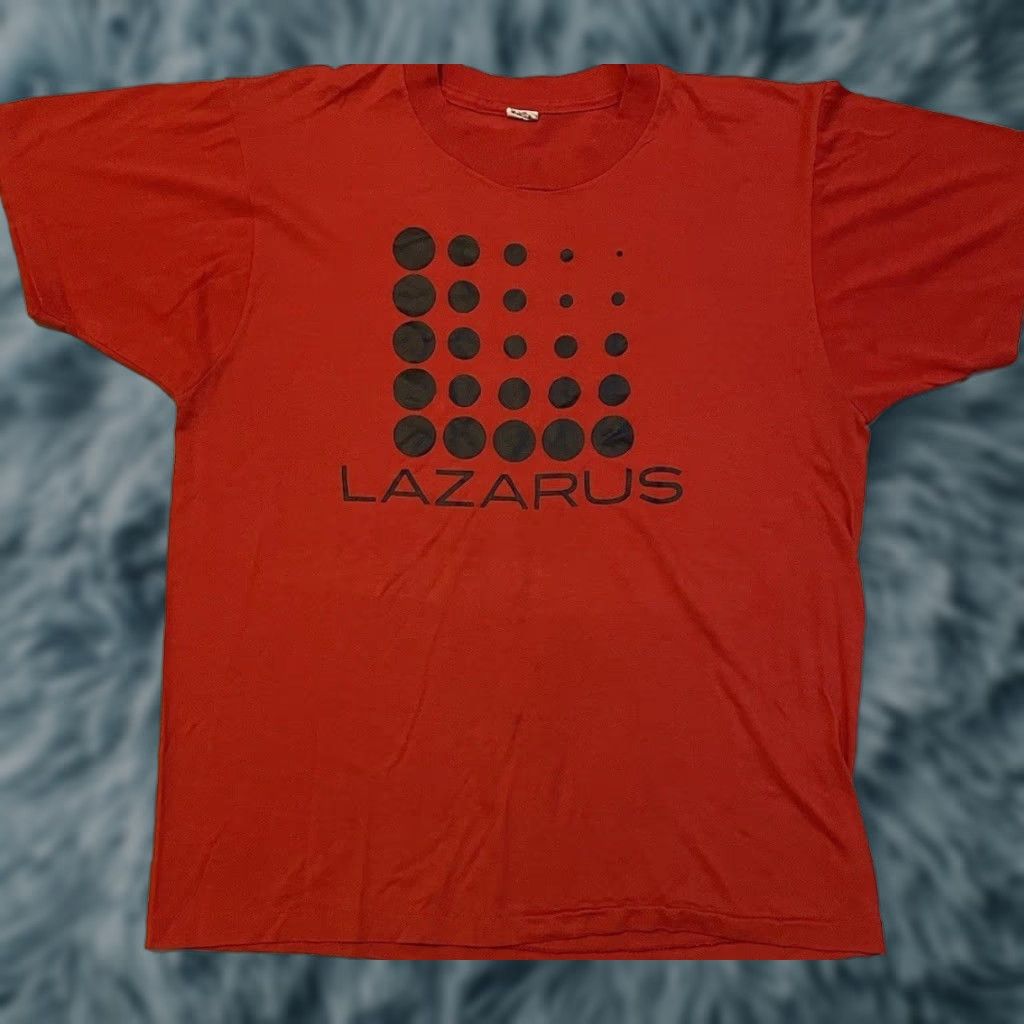 Vintage VINTAGE Lazarus Department Store Faded Shirt S Columbus Ohio Mall 80s 70s Grunge Single Stitch Red Graphic Tee Mens Boys XS XS? Size US S / EU 44-46 / 1 - 1 Thumbnail