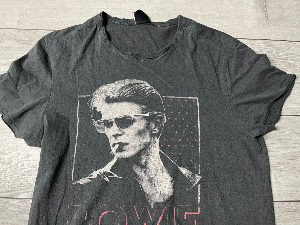 Band Tees Bowie T-shirt rock band tee size Large Size US L / EU 52-54 / 3 - 2 Thumbnail