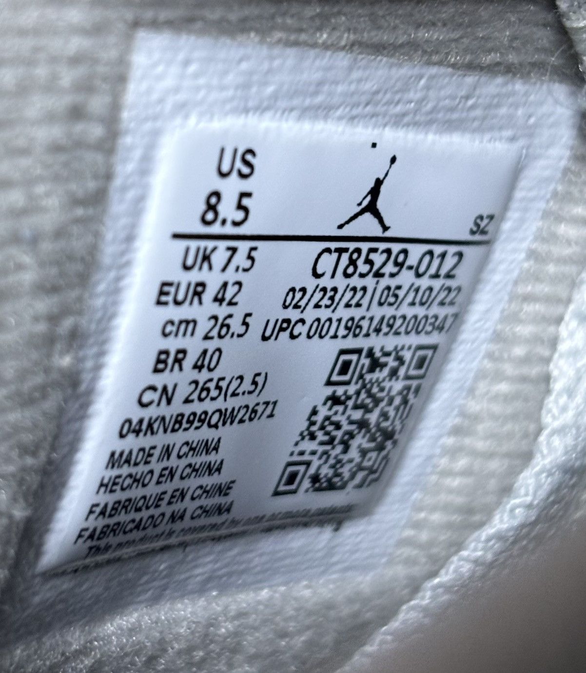 Jordan Brand Jordan 6 Retro Georgetown 2022 Size 8.5 Size US 8.5 / EU 41-42 - 6 Thumbnail