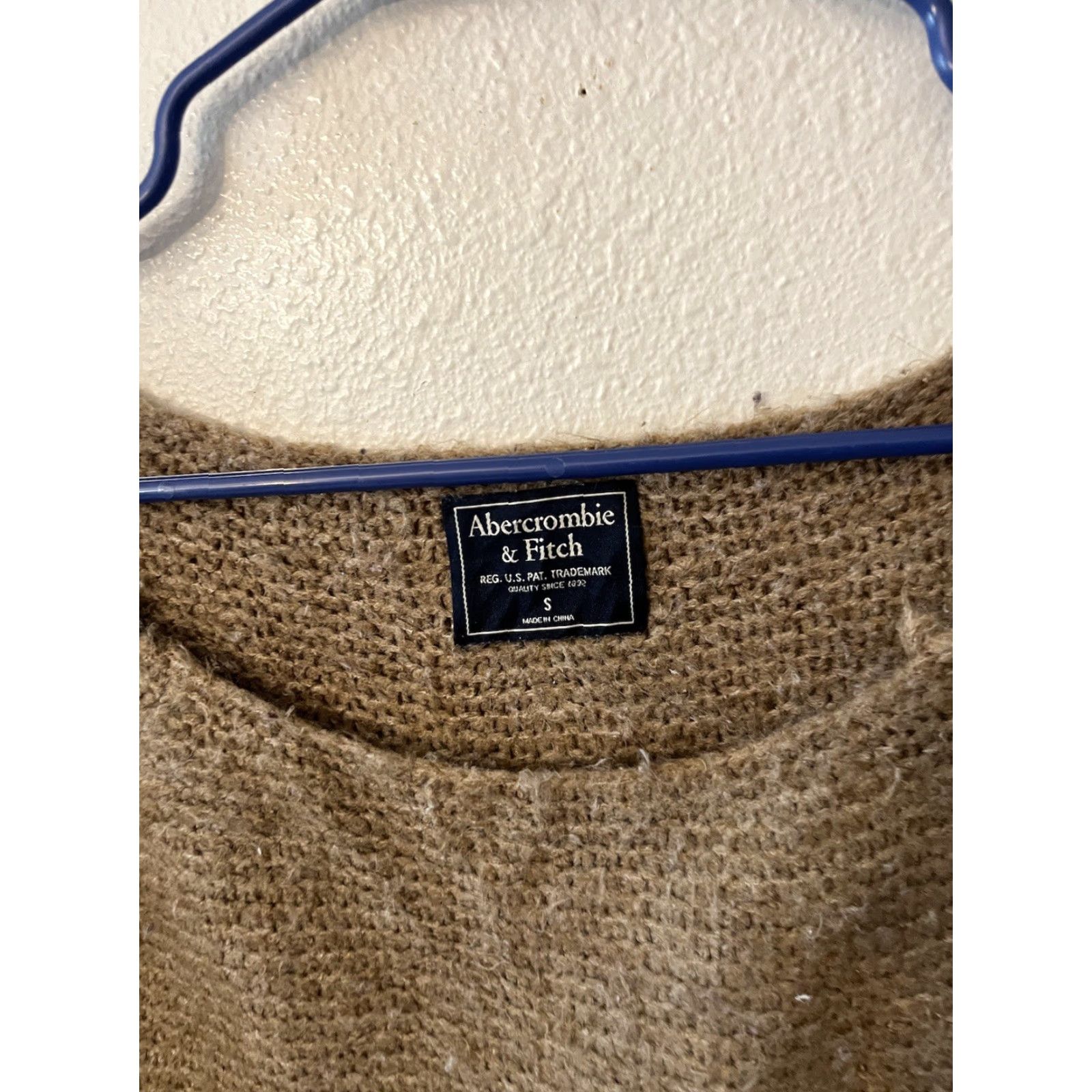 Abercrombie & Fitch Abercrombie & Fitch Womens Sweater Size S Brown Chunky-Knit Pullover Size S / US 4 / IT 40 - 2 Thumbnail