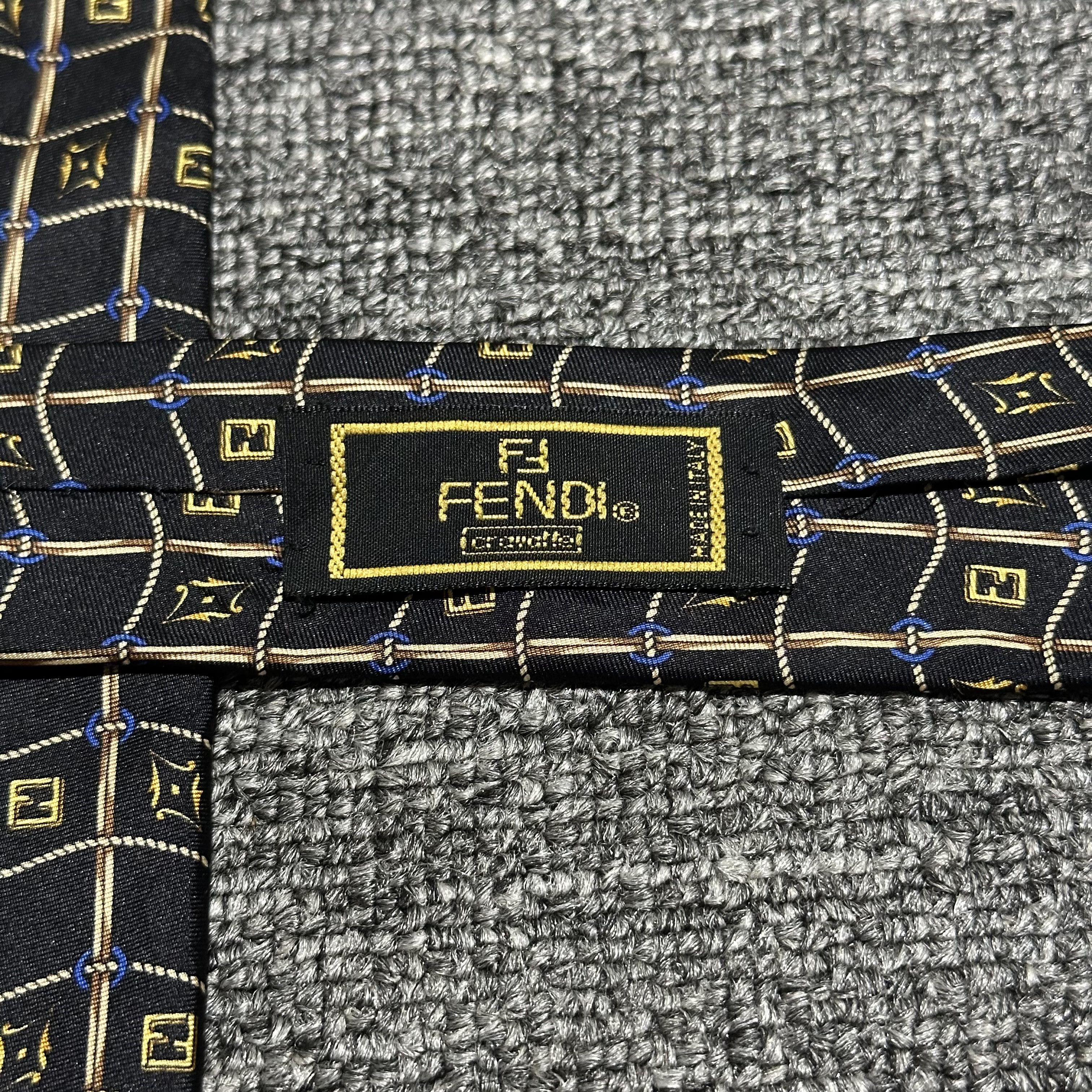 Fendi Fendi Silk Tie Size ONE SIZE - 6 Thumbnail